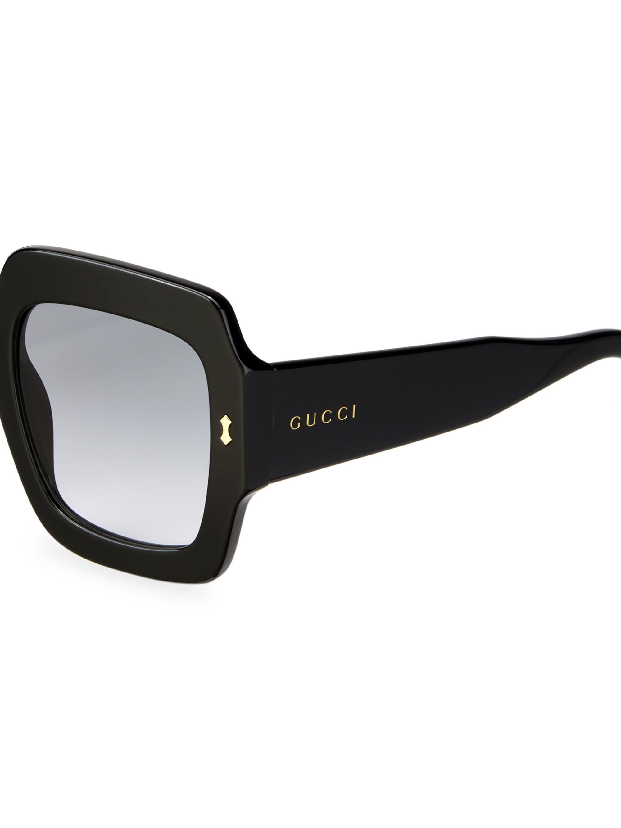 Gucci Sustainability 53MM Square Sunglasses | Saks Fifth Avenue