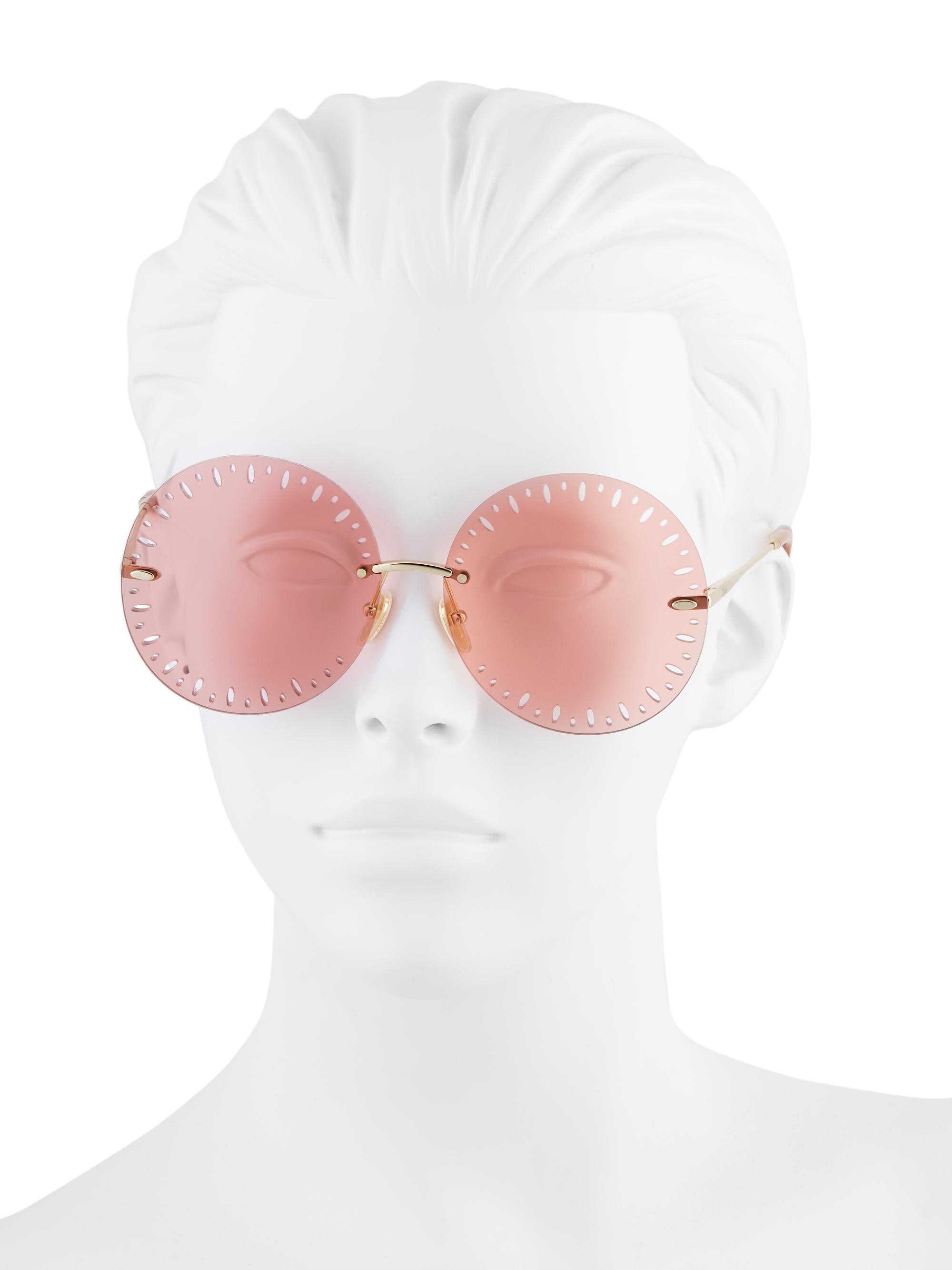 Chloé Ysé 60MM Round Sunglasses | Saks Fifth Avenue display picture 2