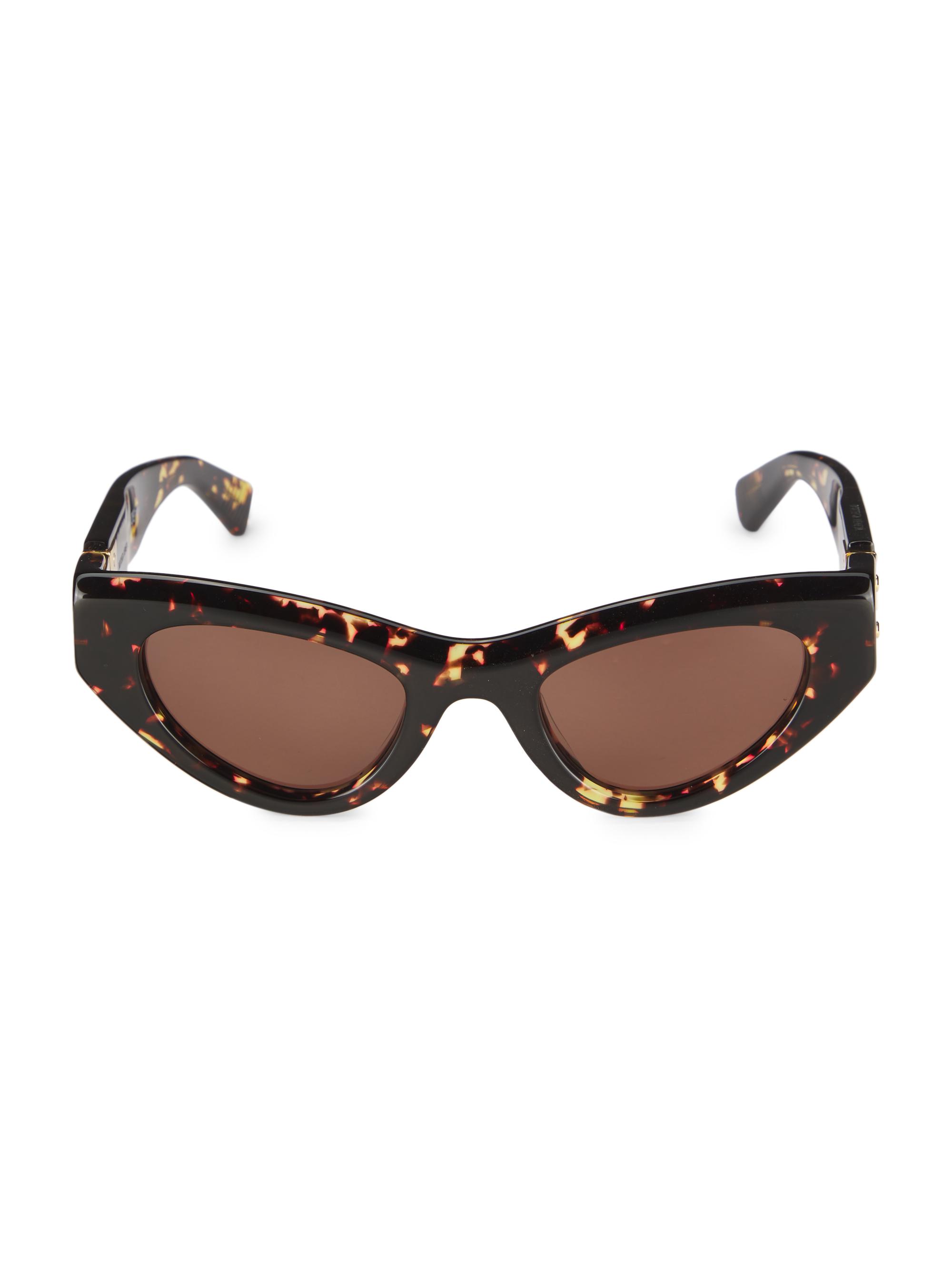 Bottega Veneta Women's Unapologetic 49MM Cat-Eye Sunglasses - Havana | Thumbnail 5