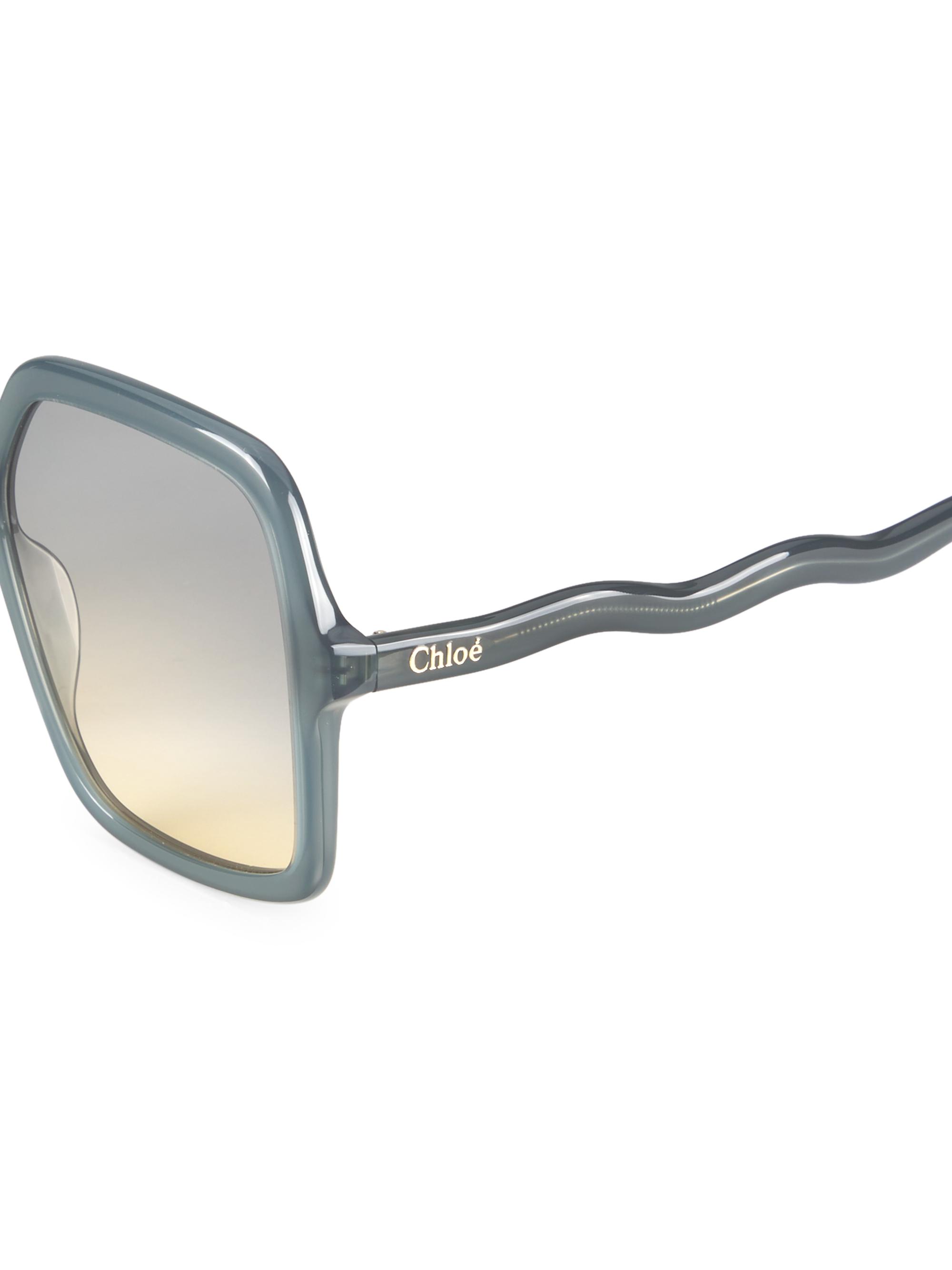 Chloé Zelie 58MM Square Sunglasses | Saks Fifth Avenue display picture 2