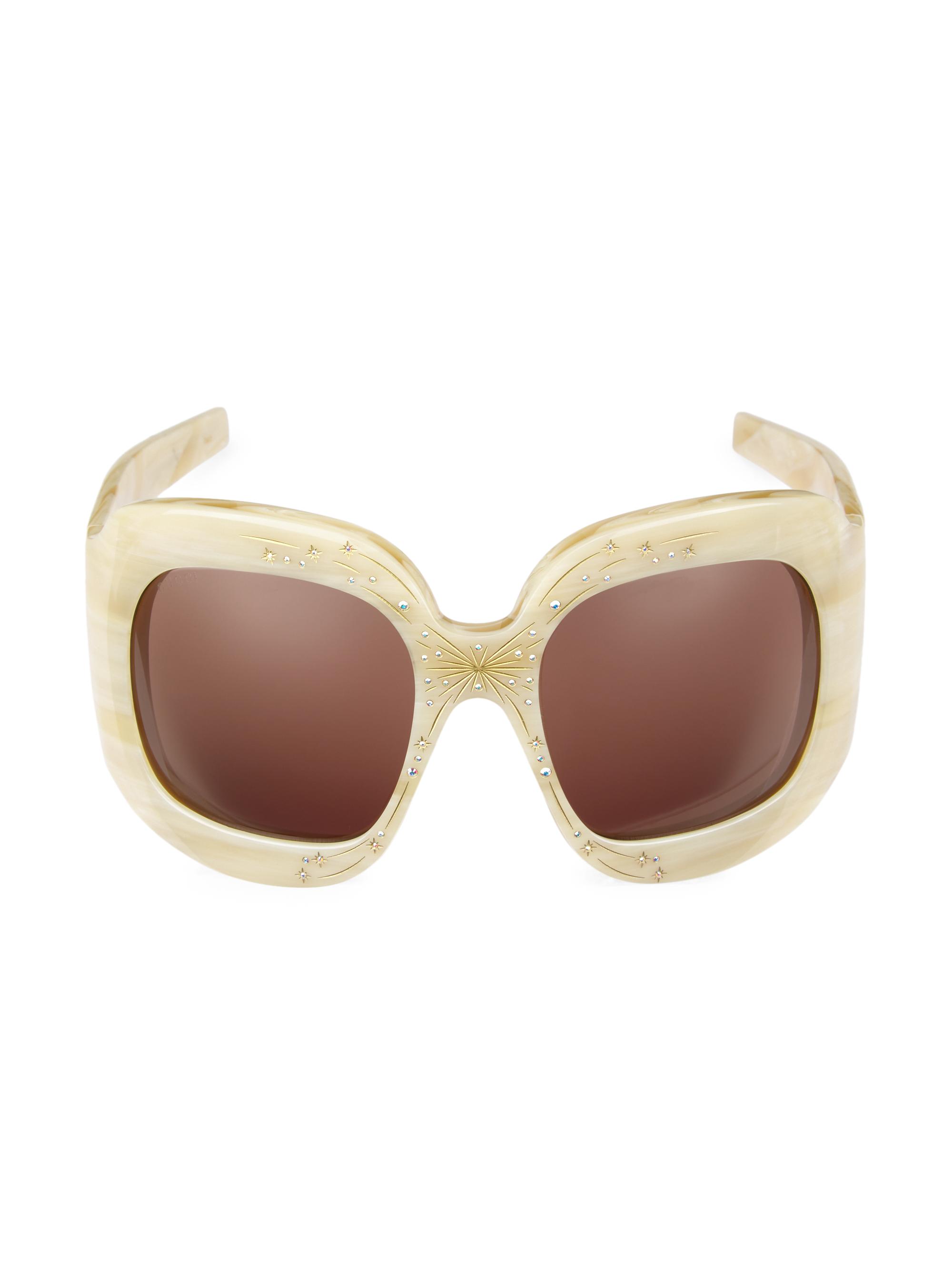 Gucci 48MM Square Sunglasses | Saks Fifth Avenue