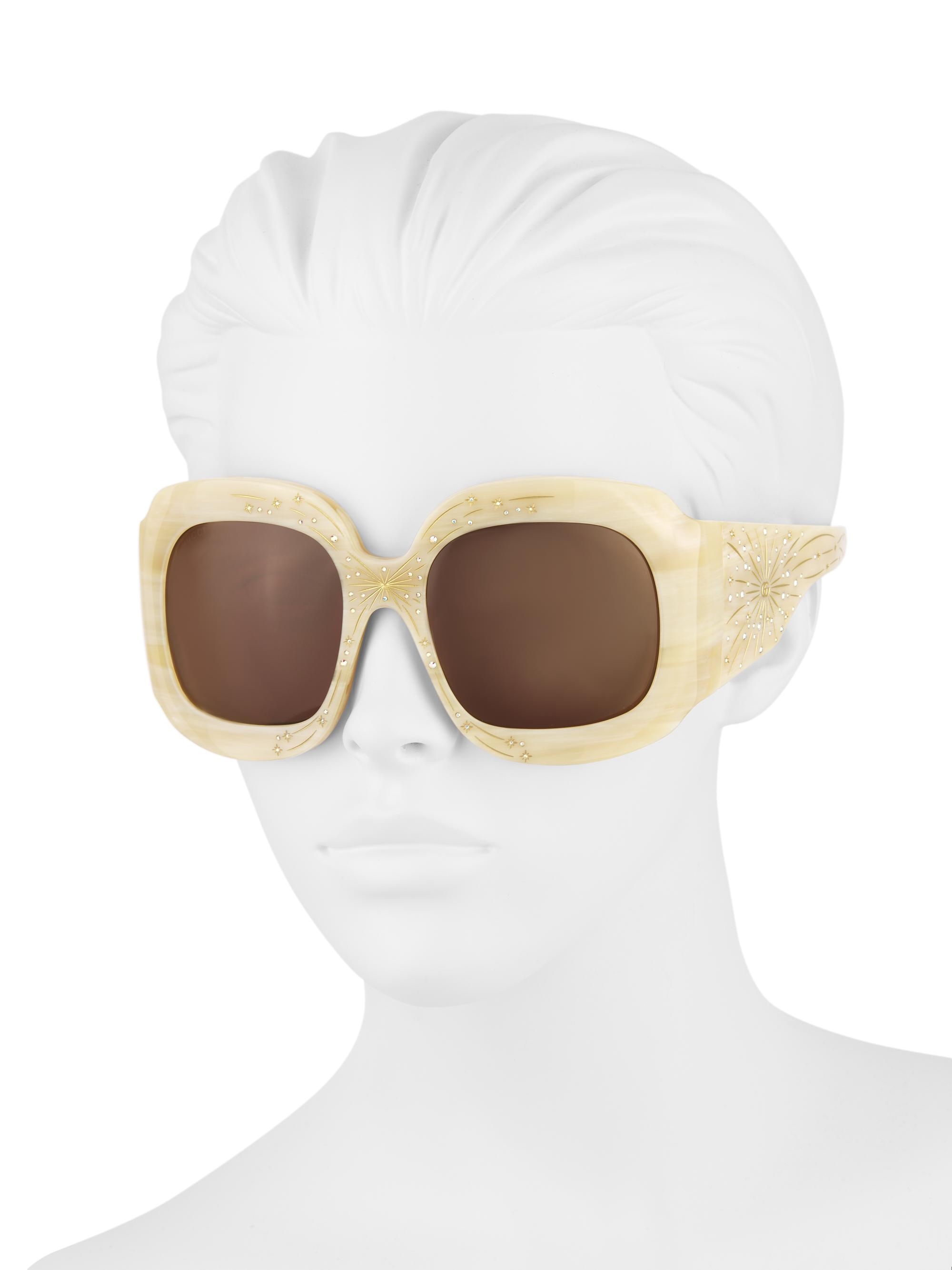Gucci 48MM Square Sunglasses | Saks Fifth Avenue