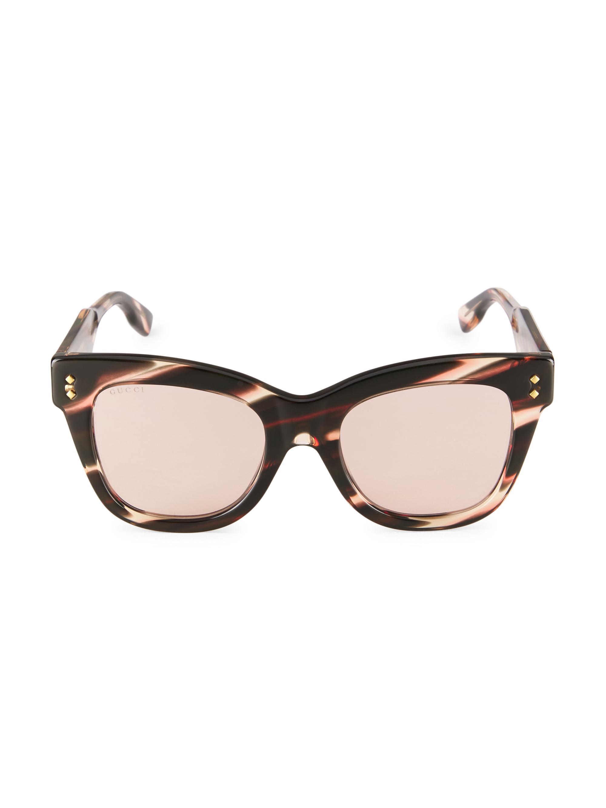 Gucci Women's Nouvelle Vague 52MM Cat-Eye Sunglasses - Havana