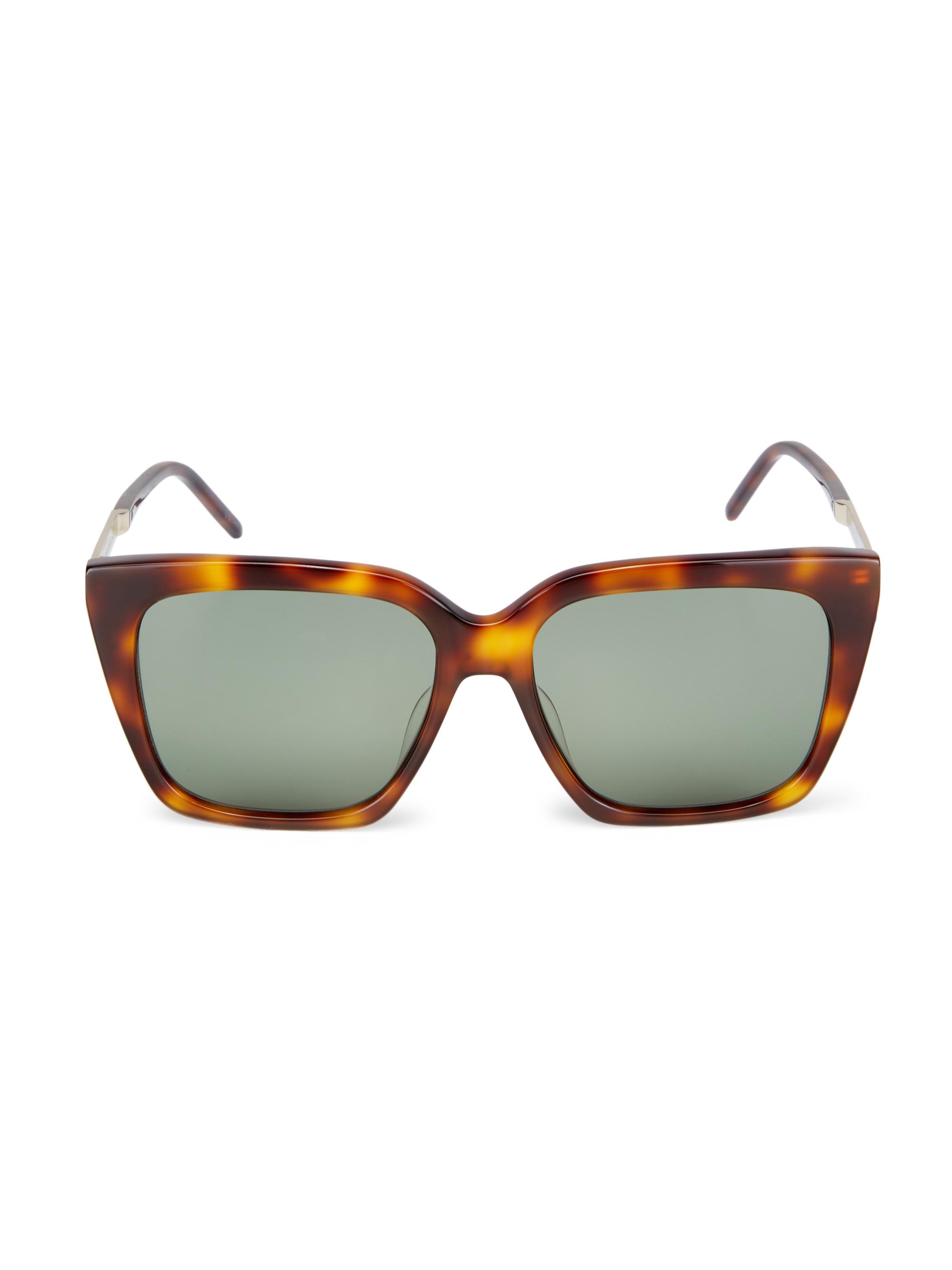 Saint Laurent Women's 56MM Cat-Eye Sunglasses - Havana