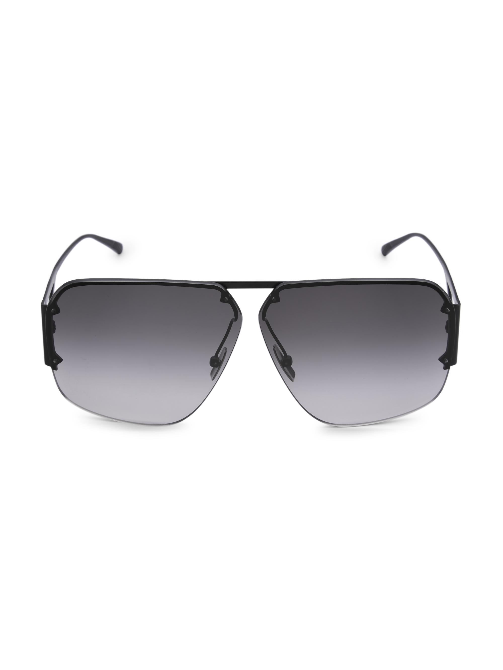 Bottega Veneta Women's 67MM Square Sunglasses - Black Grey