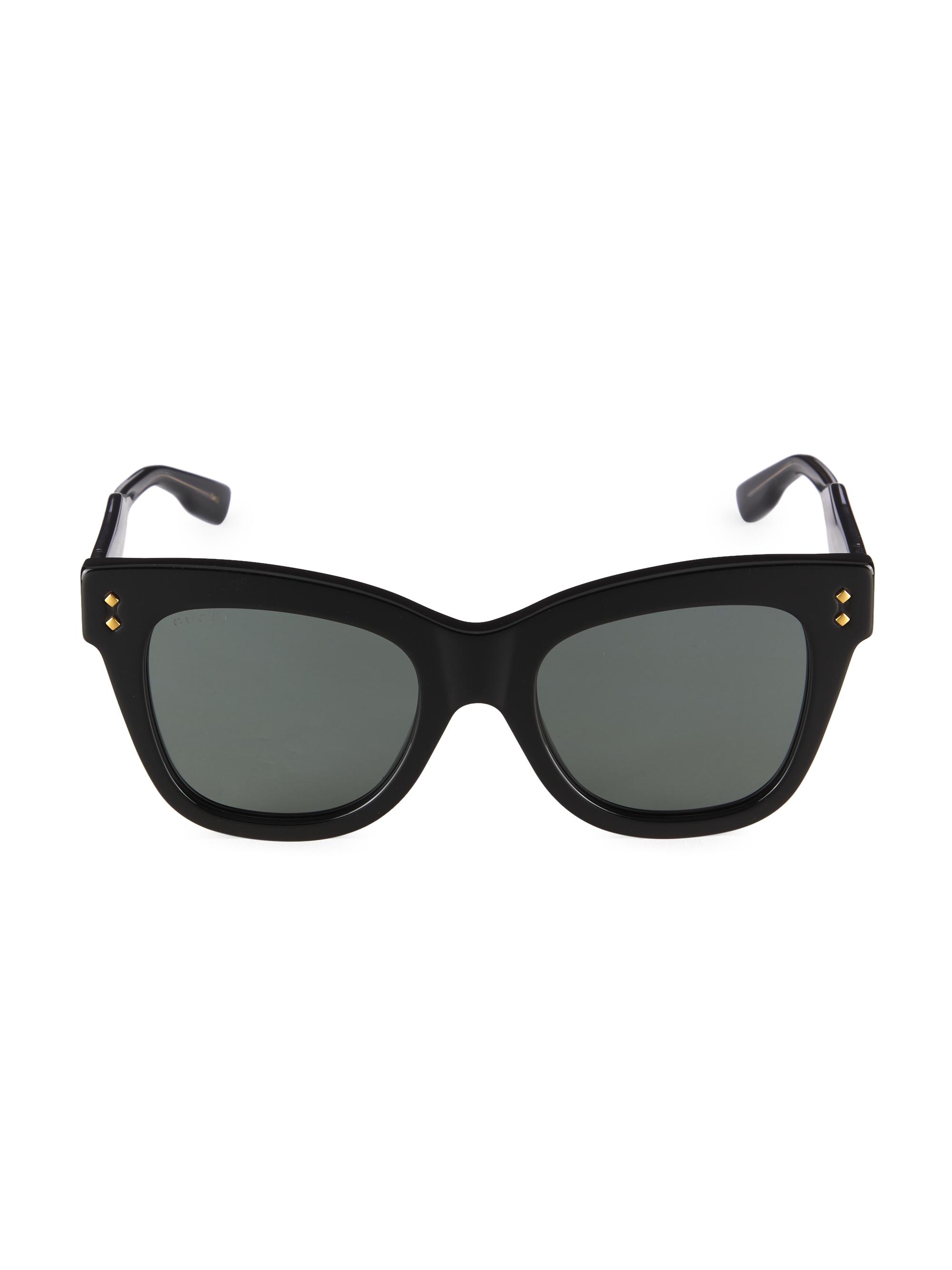 Gucci Women's 52MM Cat-Eye Sunglasses - Black