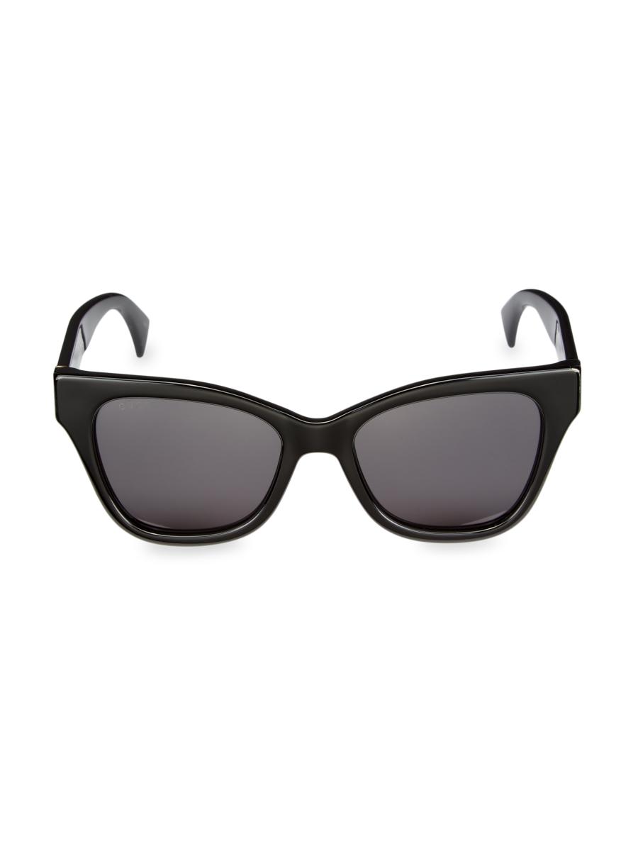 ● GUCCI ● サングラス Cat Eye Black / Grey / 54mm Gucci Thickness 54MM Cat-Eye Sunglasses | Saks Fifth Avenue