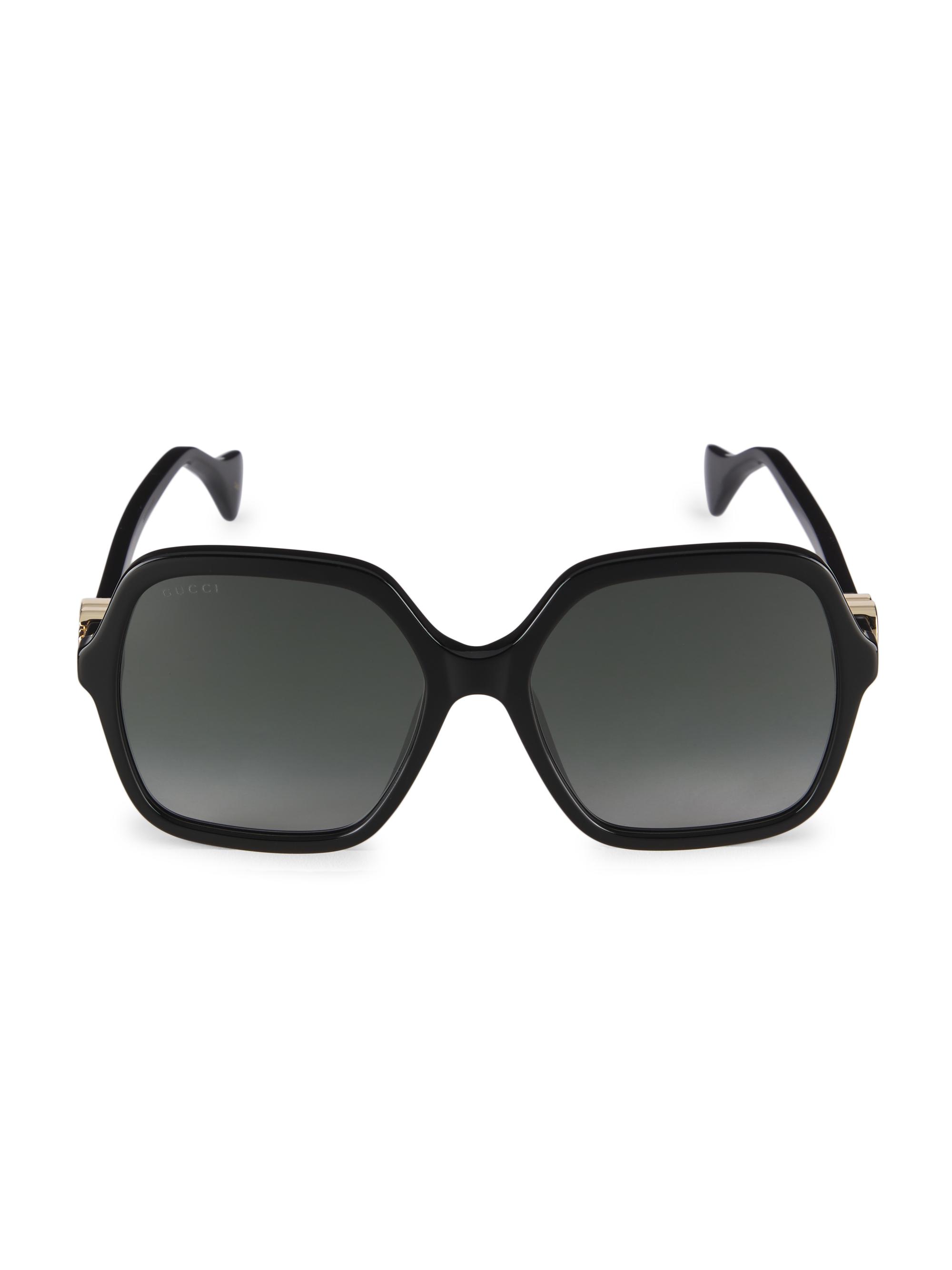 Gucci Mini Running 56MM Square Sunglasses Gucci Mini Running 56MM Square Sunglasses | Saks Fifth Avenue main image 4