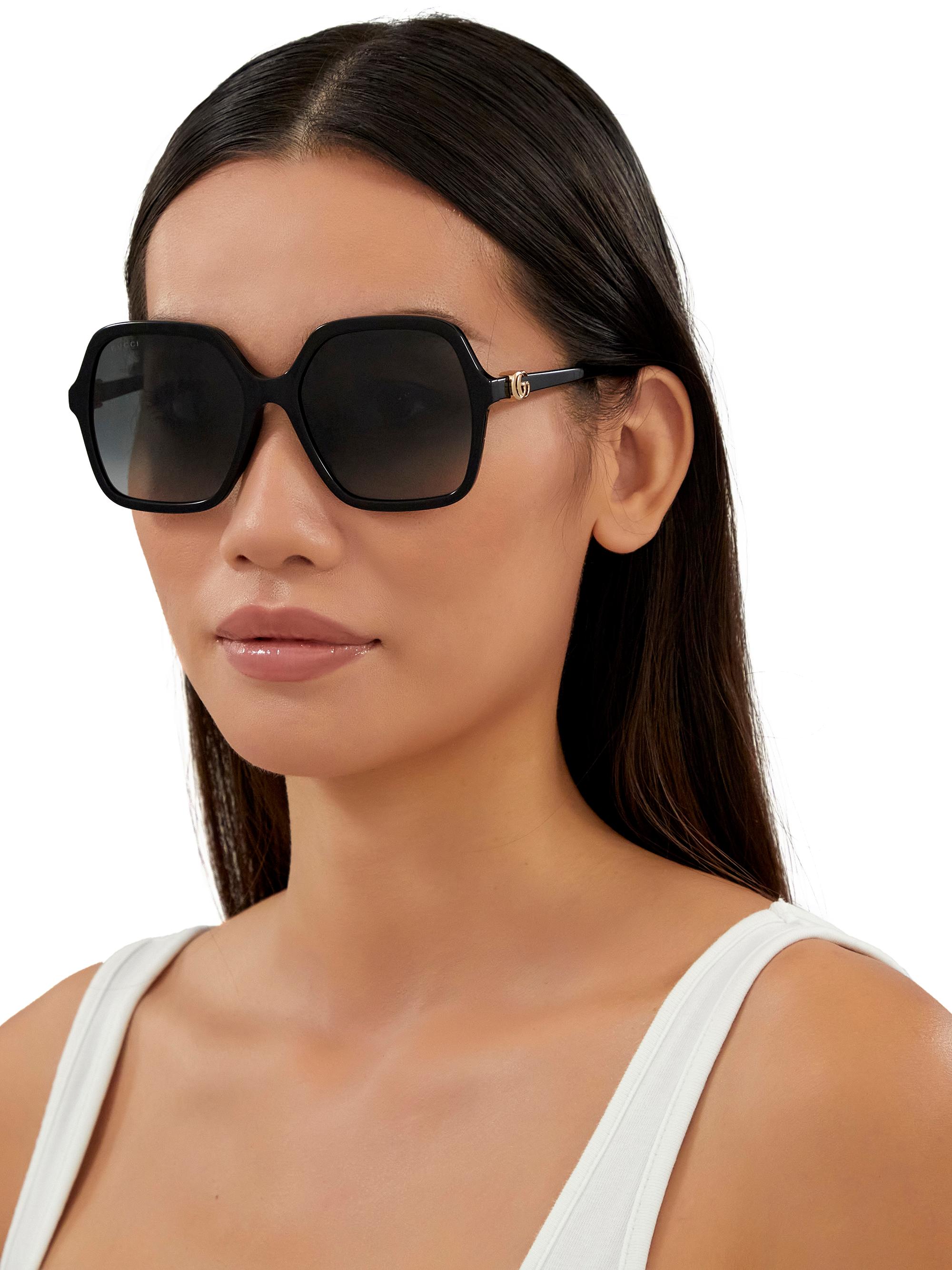 Gucci Mini Running 56MM Square Sunglasses Gucci Mini Running 56MM Square Sunglasses | Saks Fifth Avenue main image 2