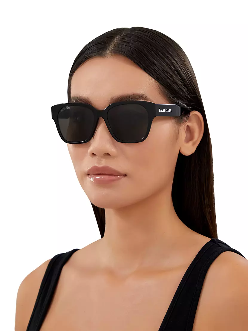 Balenciaga BB0215SA Unisex Square Sunglasses