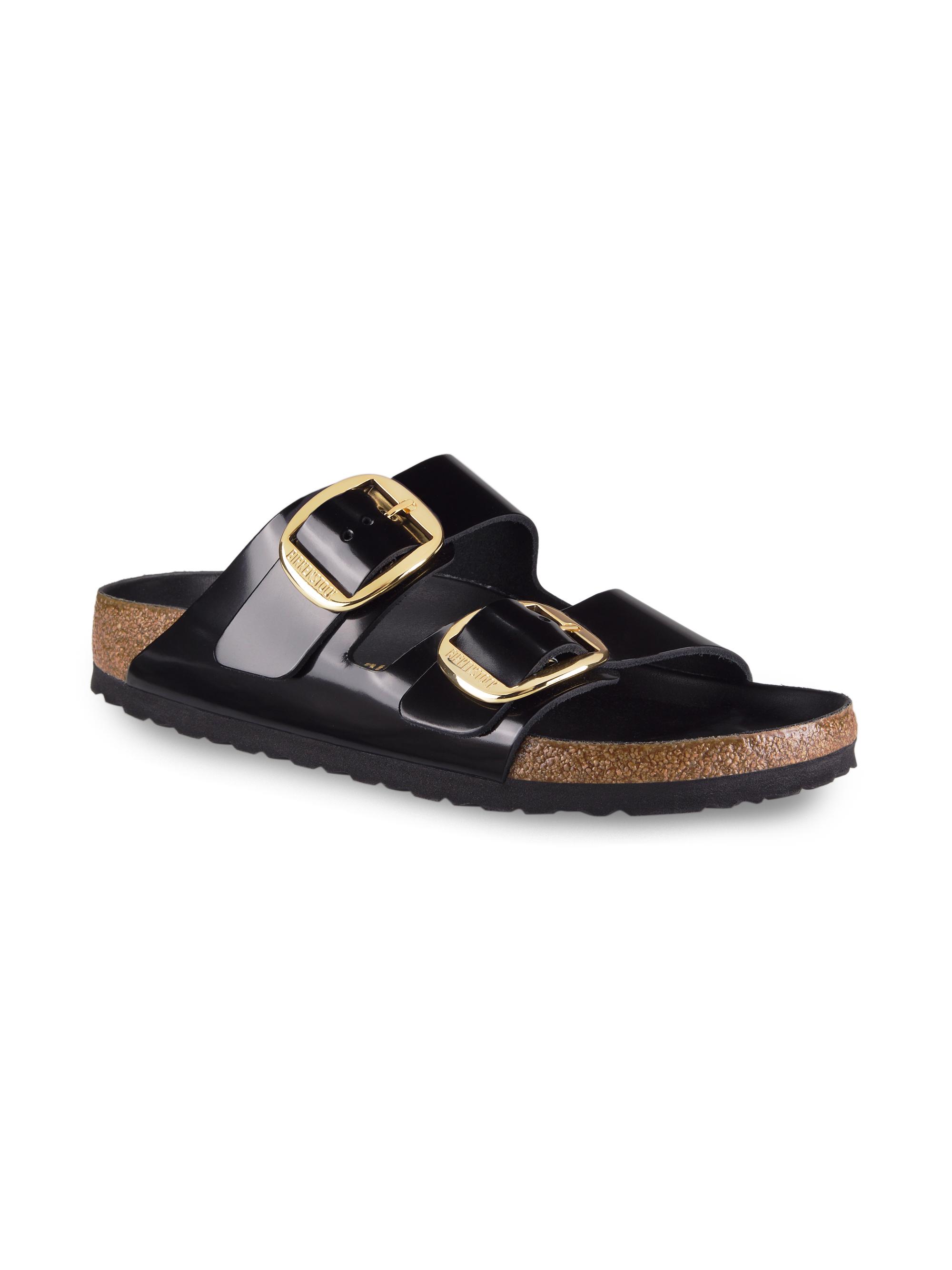 Birkenstock Arizona Big Buckle High Shine Sandals | Saks Fifth Avenue