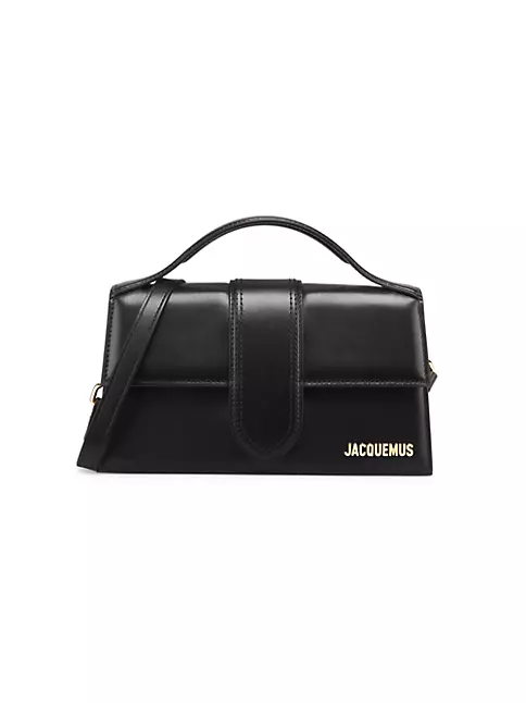 Shop Jacquemus Le Grand Bambino Leather Top Handle Bag