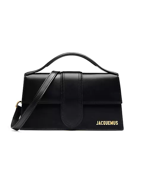 Shop Jacquemus Le Grand Bambino Leather Top Handle Bag