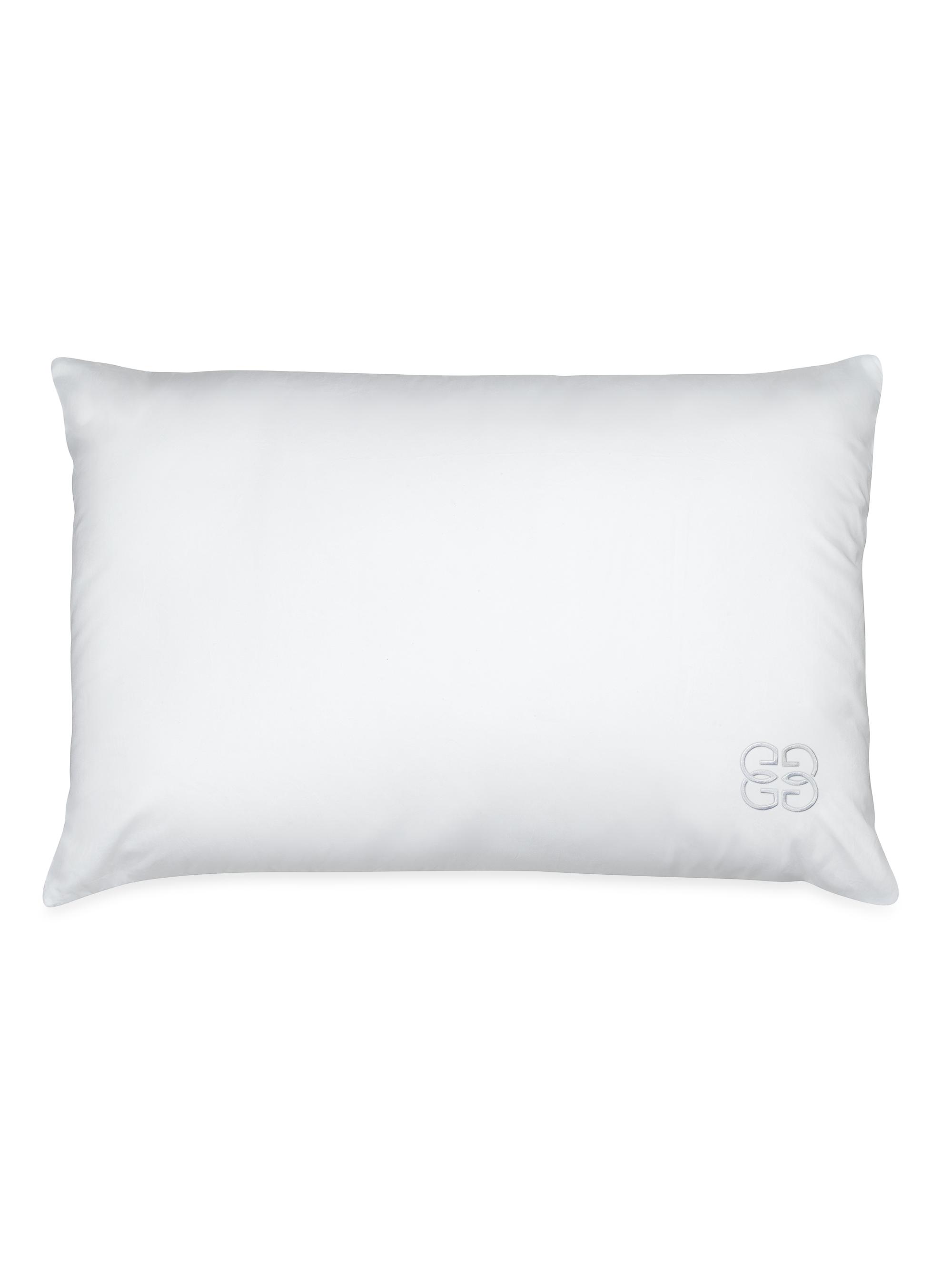 Gingerlily Silk Pillow - White Queen