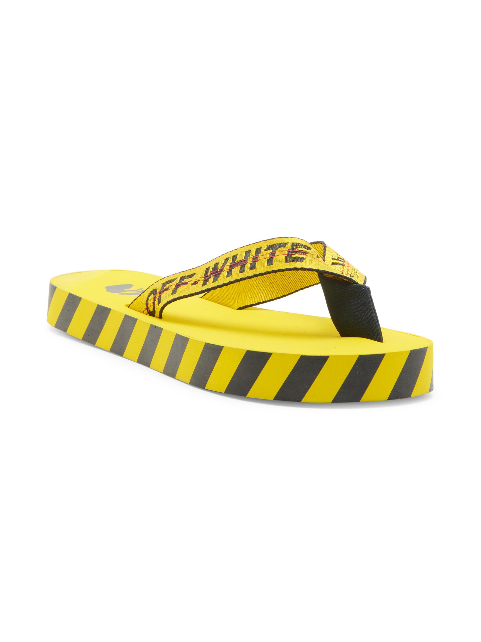 トップス off-white foodie Off-White Industrial Logo Flip Flops | Saks Fifth Avenue