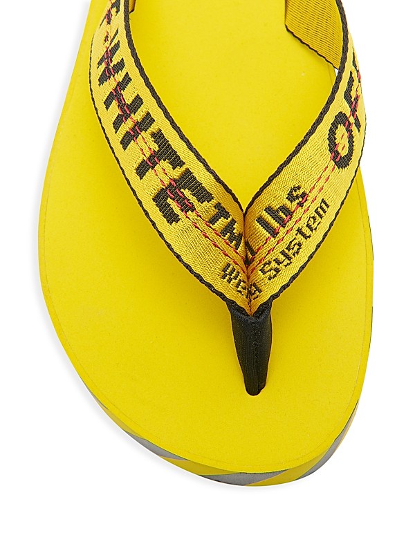 Shop Off-White Industrial Logo Flip Flops | Saks Fifth Avenue Shop Off-White Industrial Logo Flip Flops | Saks Fifth Avenue