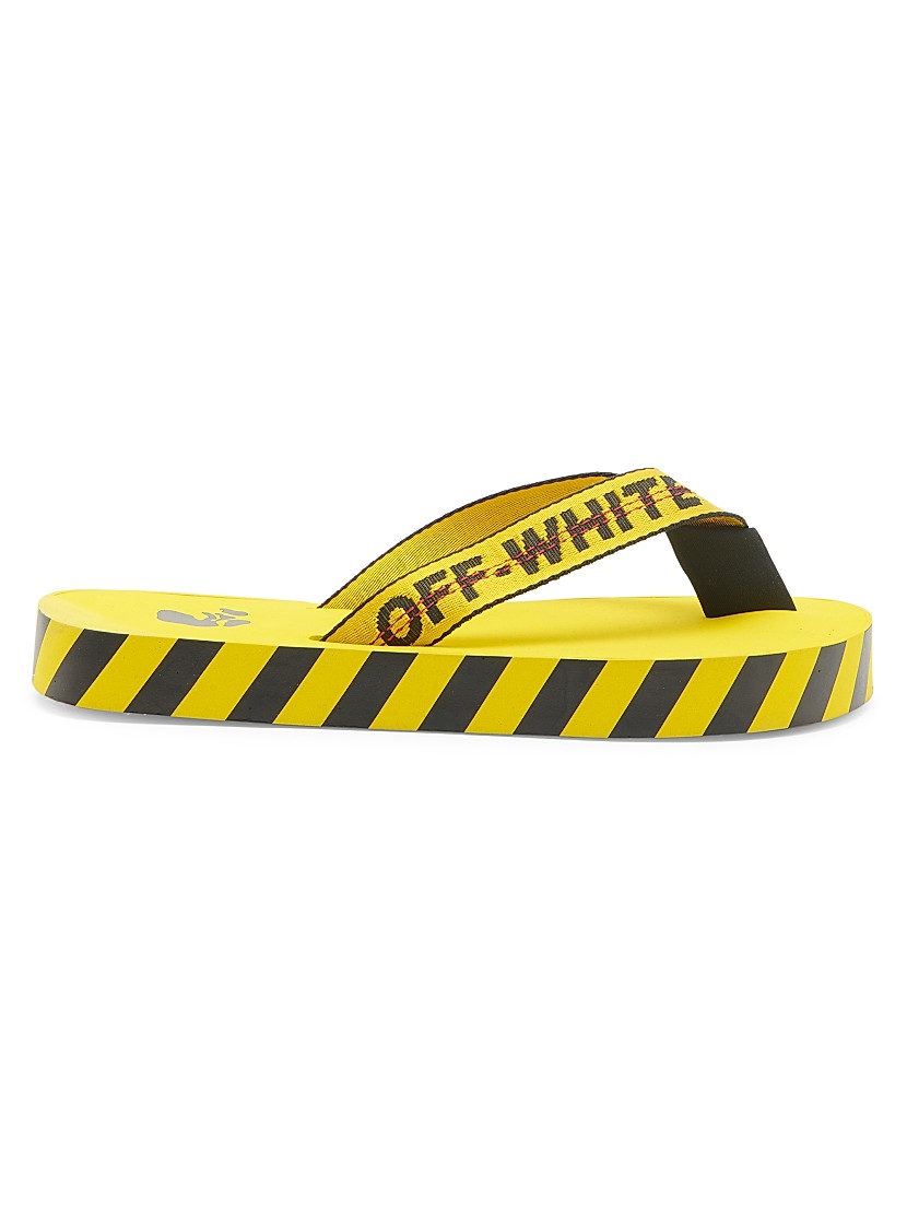Shaded White Flip Flops Shaded White Flip Flops