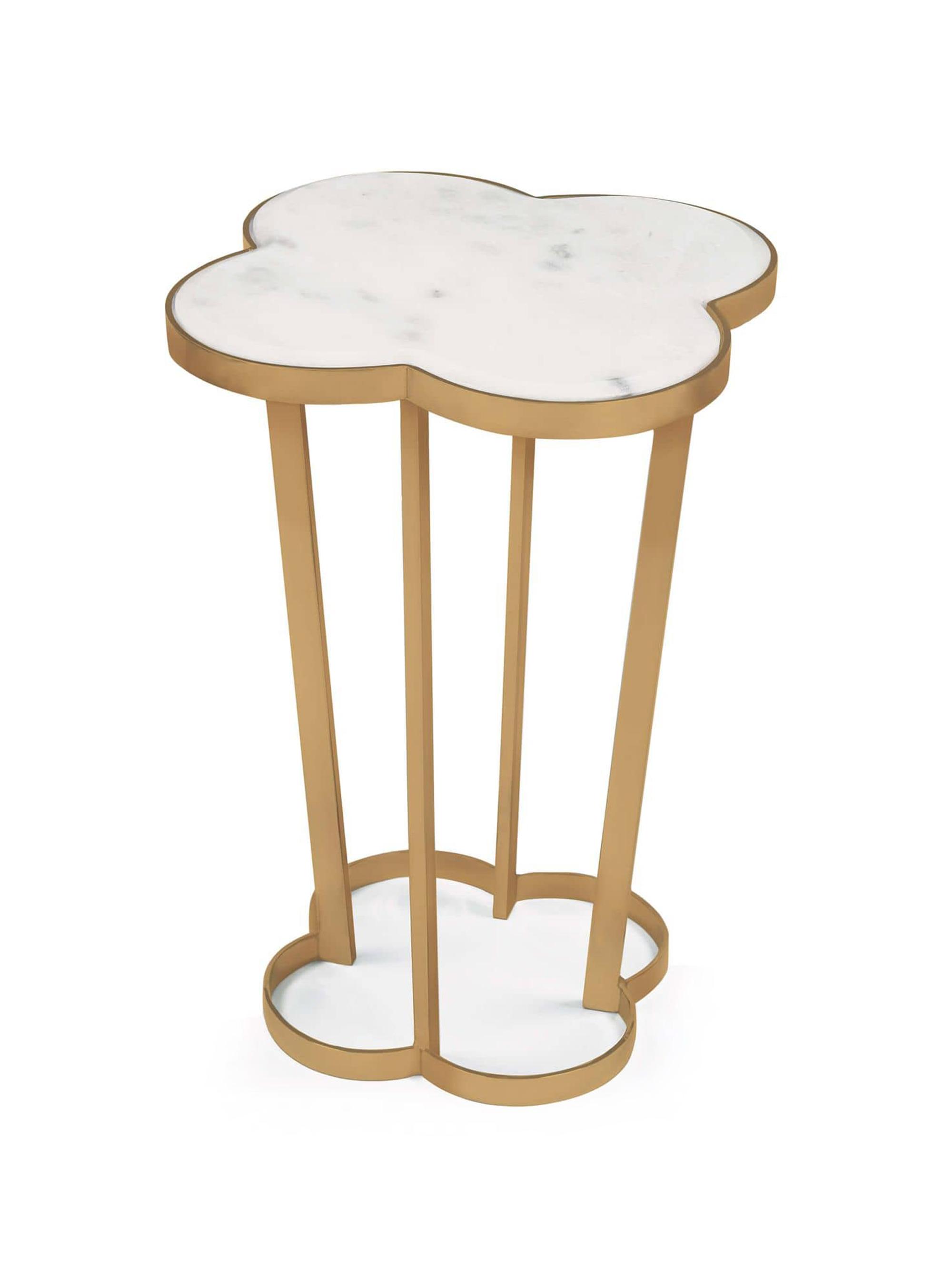 Regina Andrew Modern Glamour Clover Table - Brass
