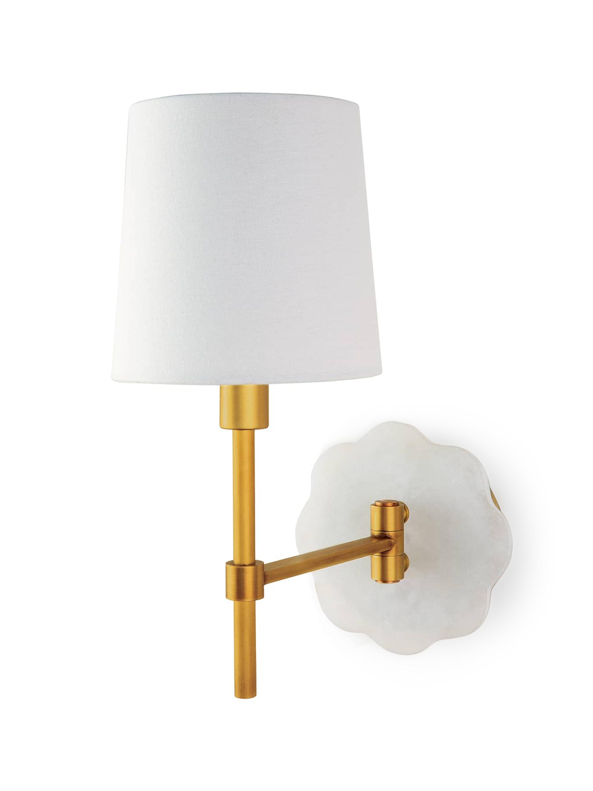 Regina Andrew Classics Mia Swing Arm Sconce - White
