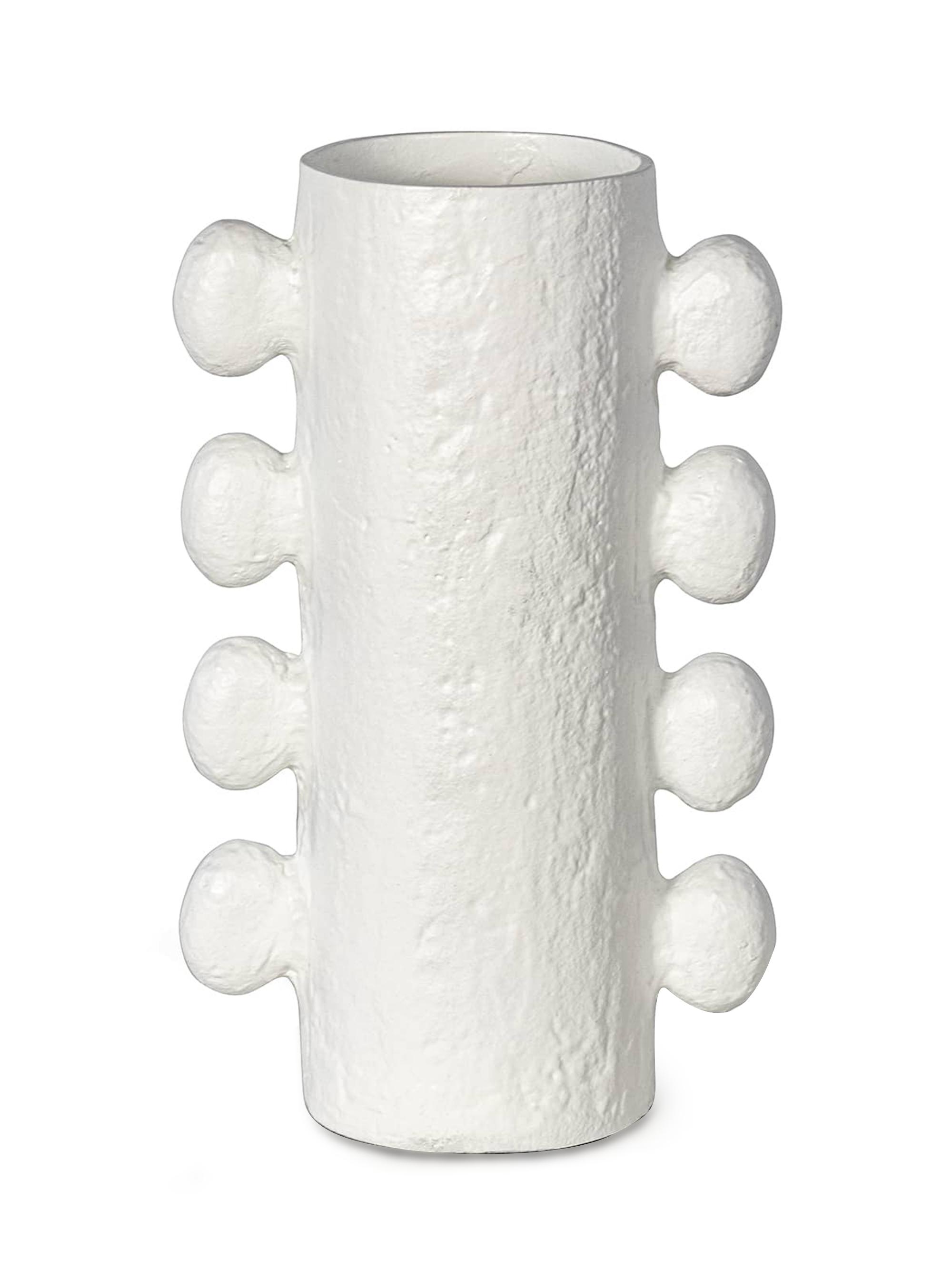 Regina Andrew LA Modern Sanya Metal Vase - White Large