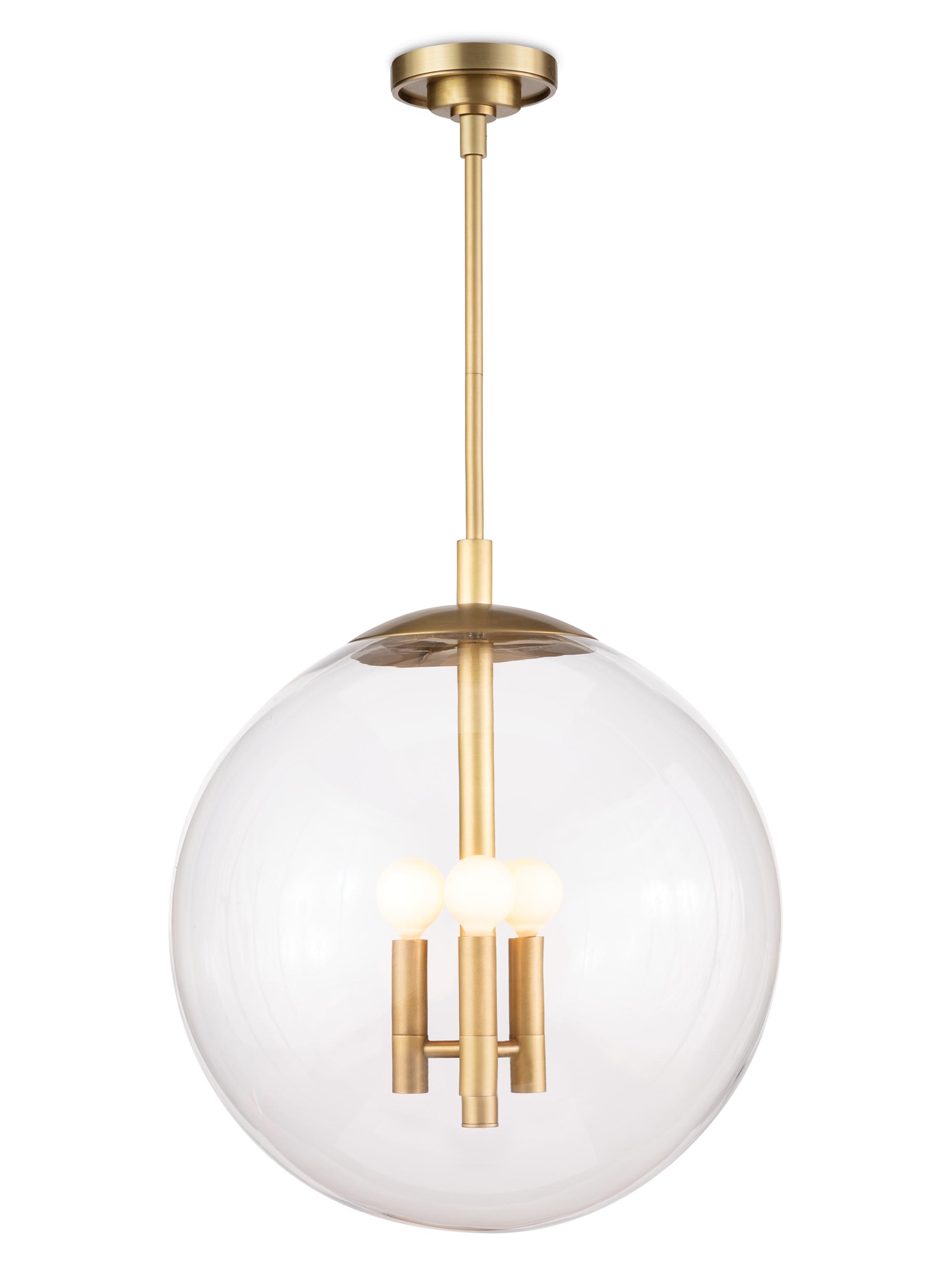 Regina Andrew Coastal Living Cafe Pendant - Brass