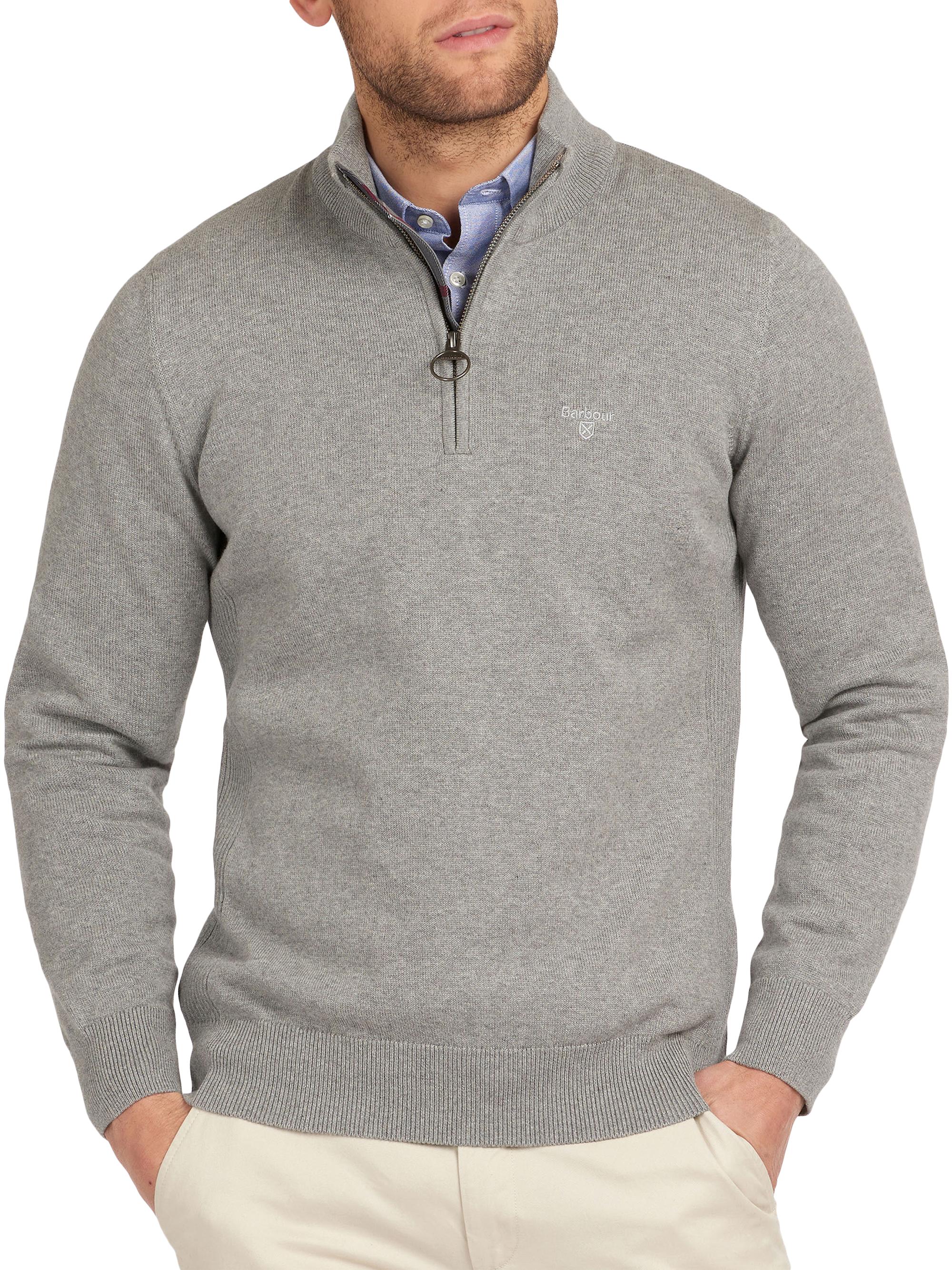 Barbour Quarter-Zip Cotton Sweater | Saks Fifth Avenue