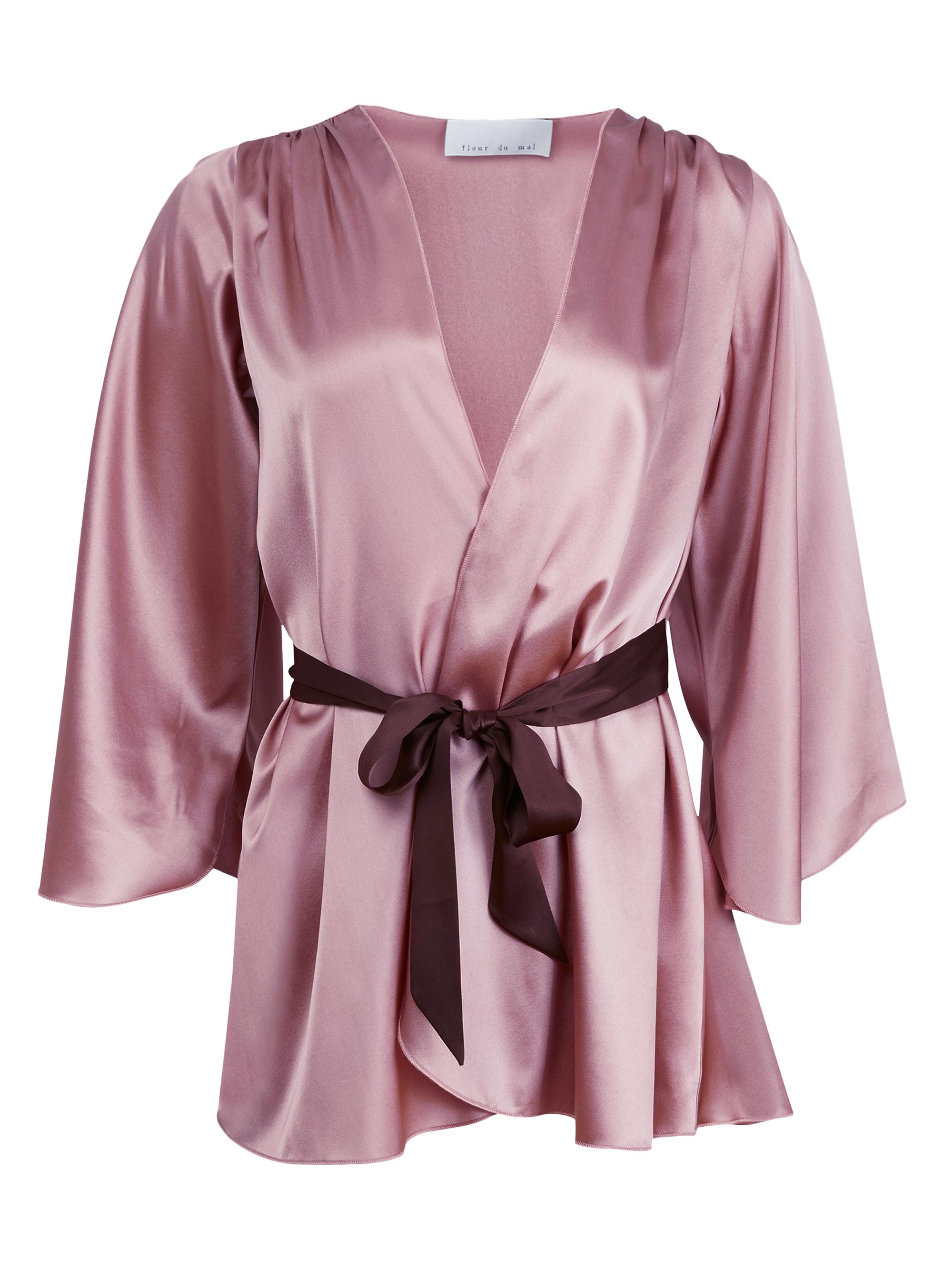 Fleur du Mal Women's Angel-Sleeve Robe - Tan