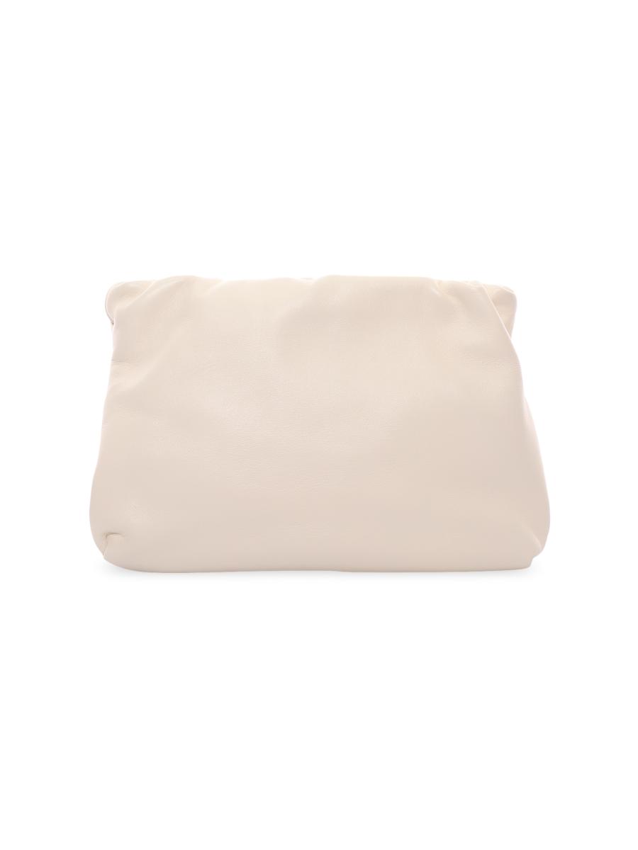 The Row Bourse Leather Clutch | Saks Fifth Avenue