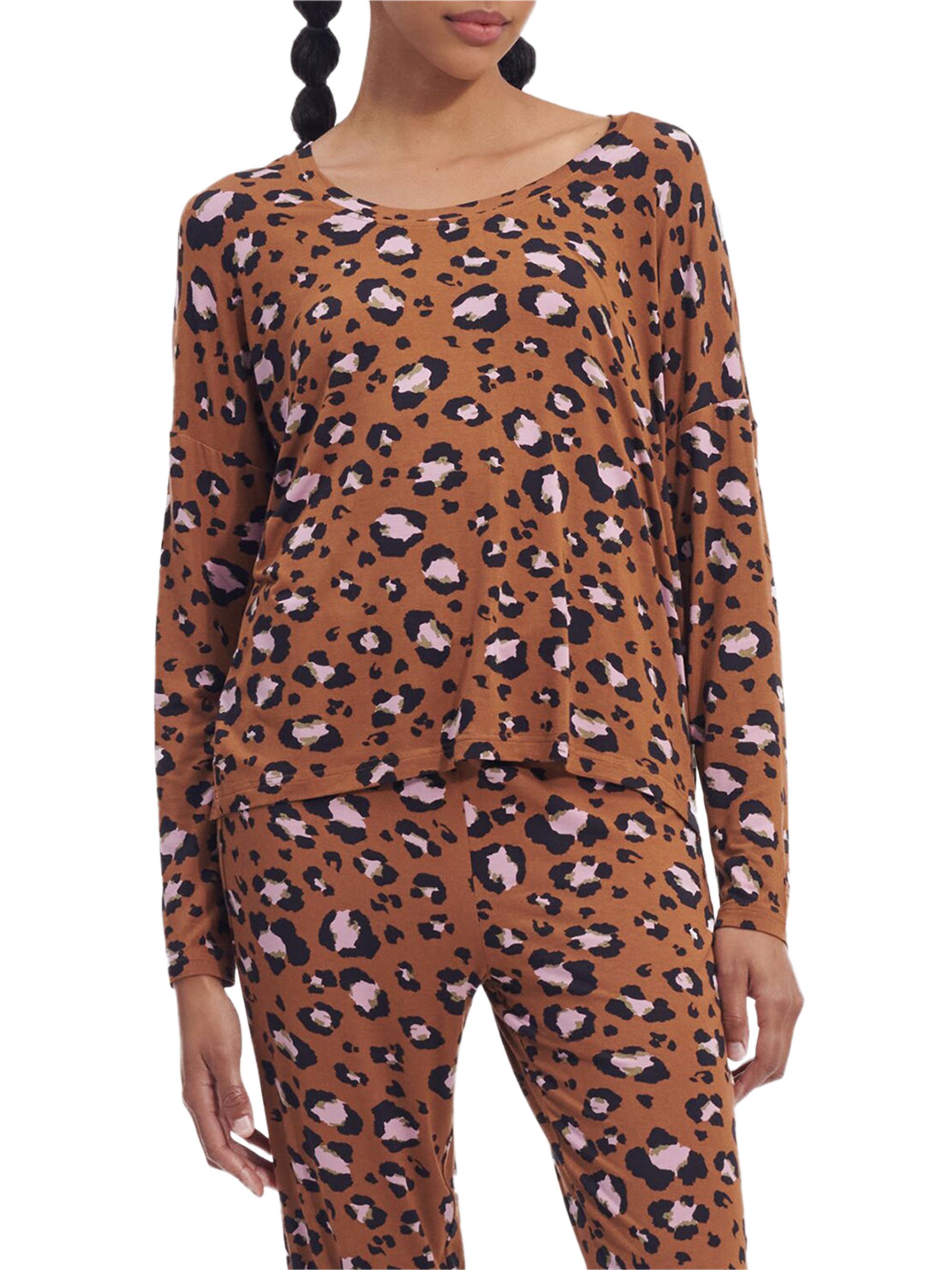 UGG Women's Ecovero Jersey Printed Pajama Set - Cedar Bark Leopard
