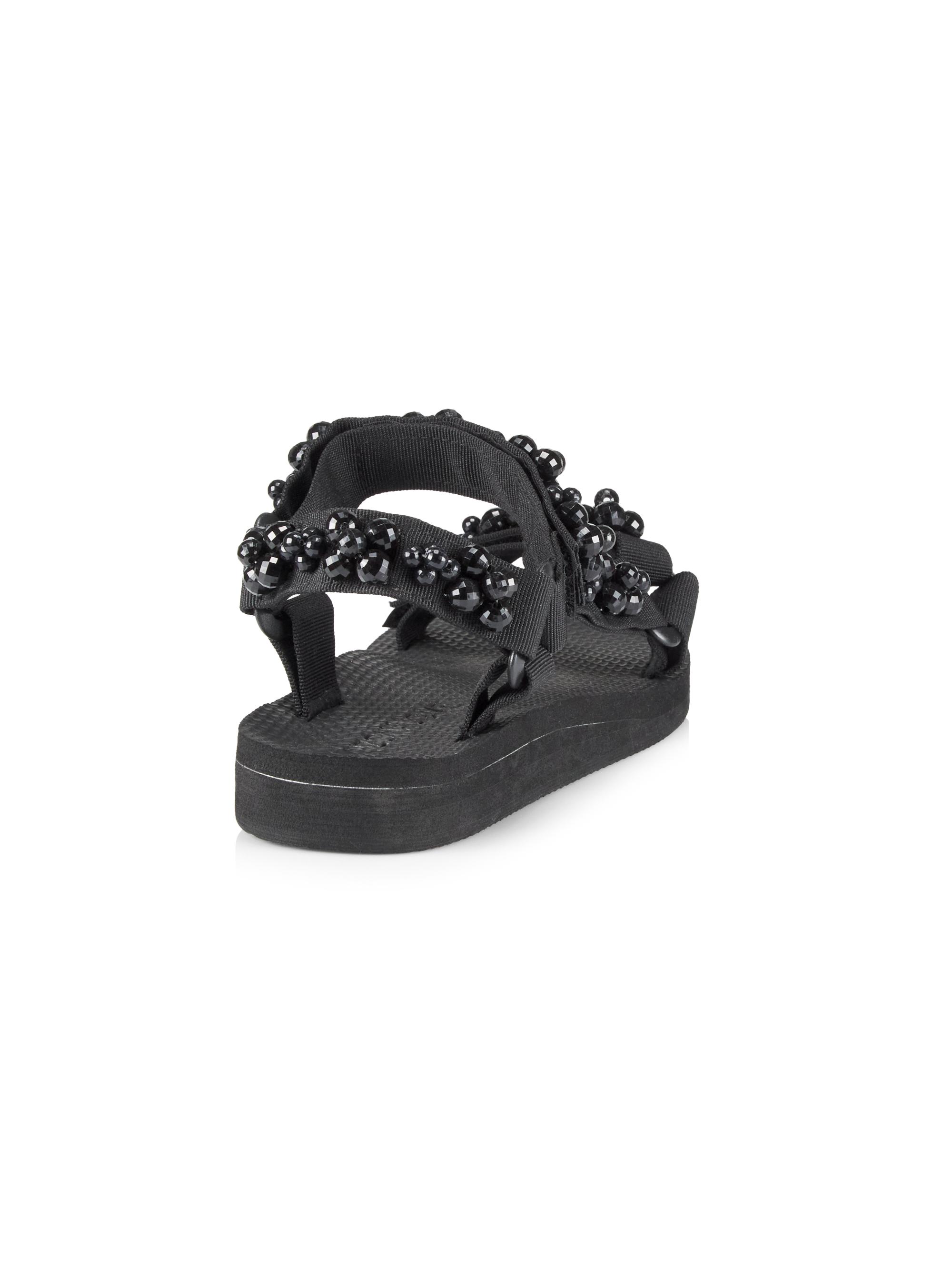 Arizona Love Trekky Faux Pearl-Embellished Sandals Saks Fifth Avenue