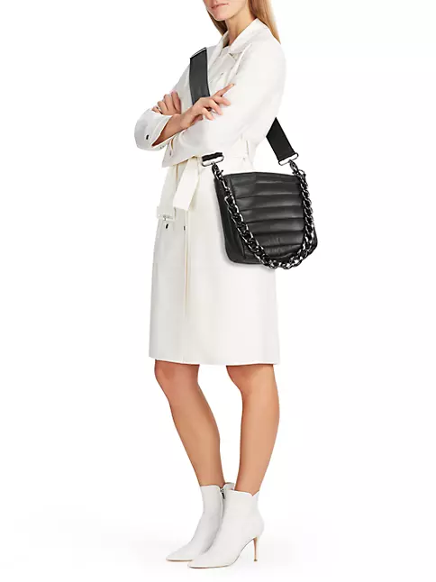 Shop Think Royln Downtown Colorblock Quilted Crossbody Bag