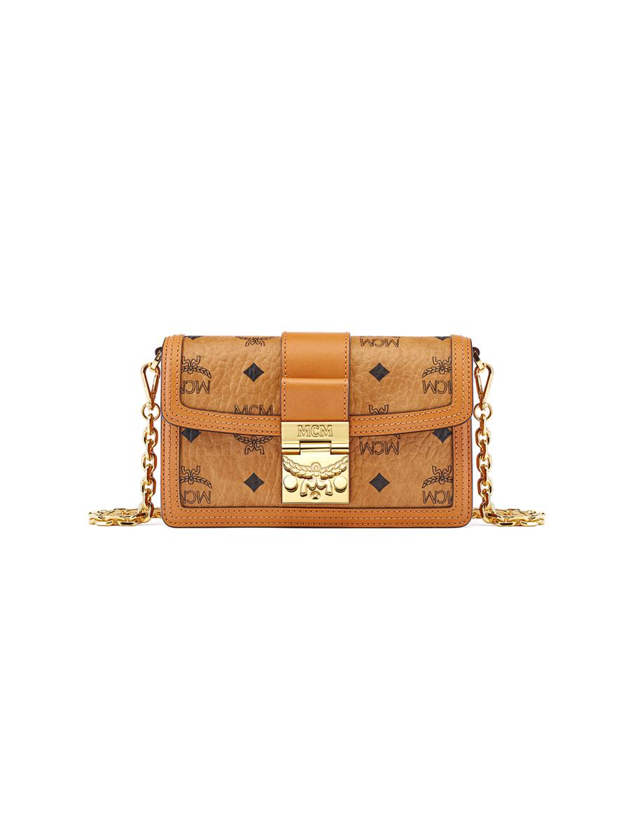 MCM Gretl Visetos Monogram Mini Crossbody Bag | Saks Fifth