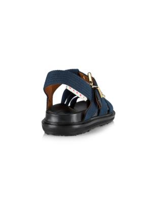 Marni Blue Fisherman Fussbett Sandals