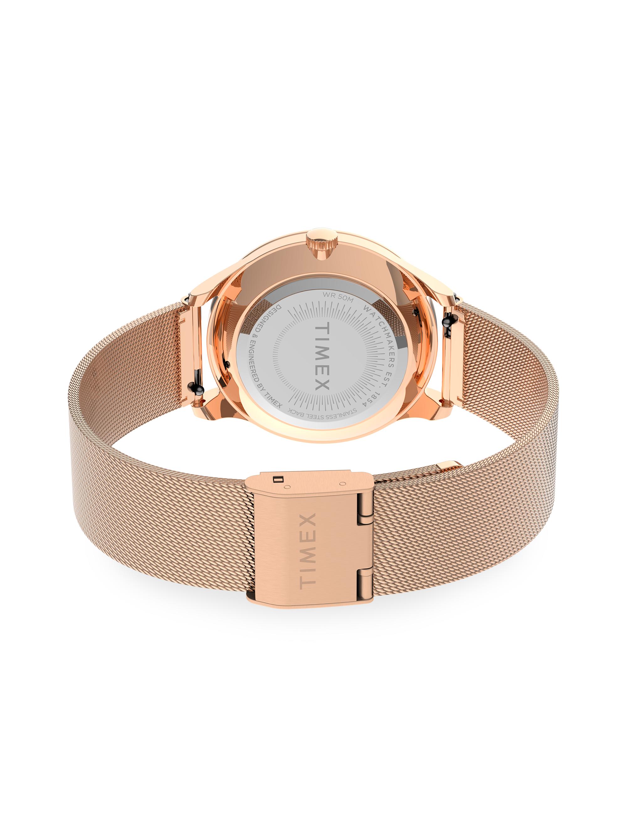 Timex Celestial Opulence Rose Goldtone Stainless Steel Watch  display picture 2