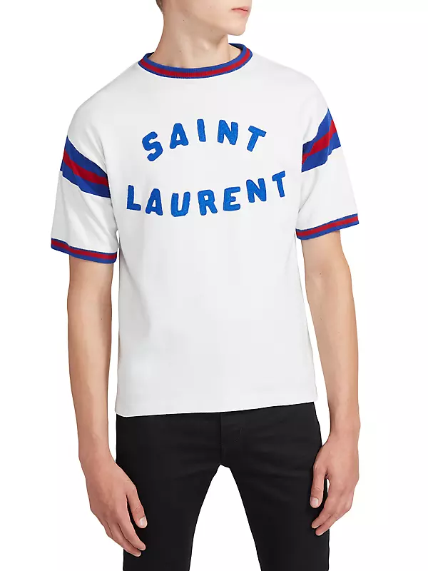 Shop Saint Laurent JACKET WITH SHEARLING IN DARK DIRTY VINTAGE