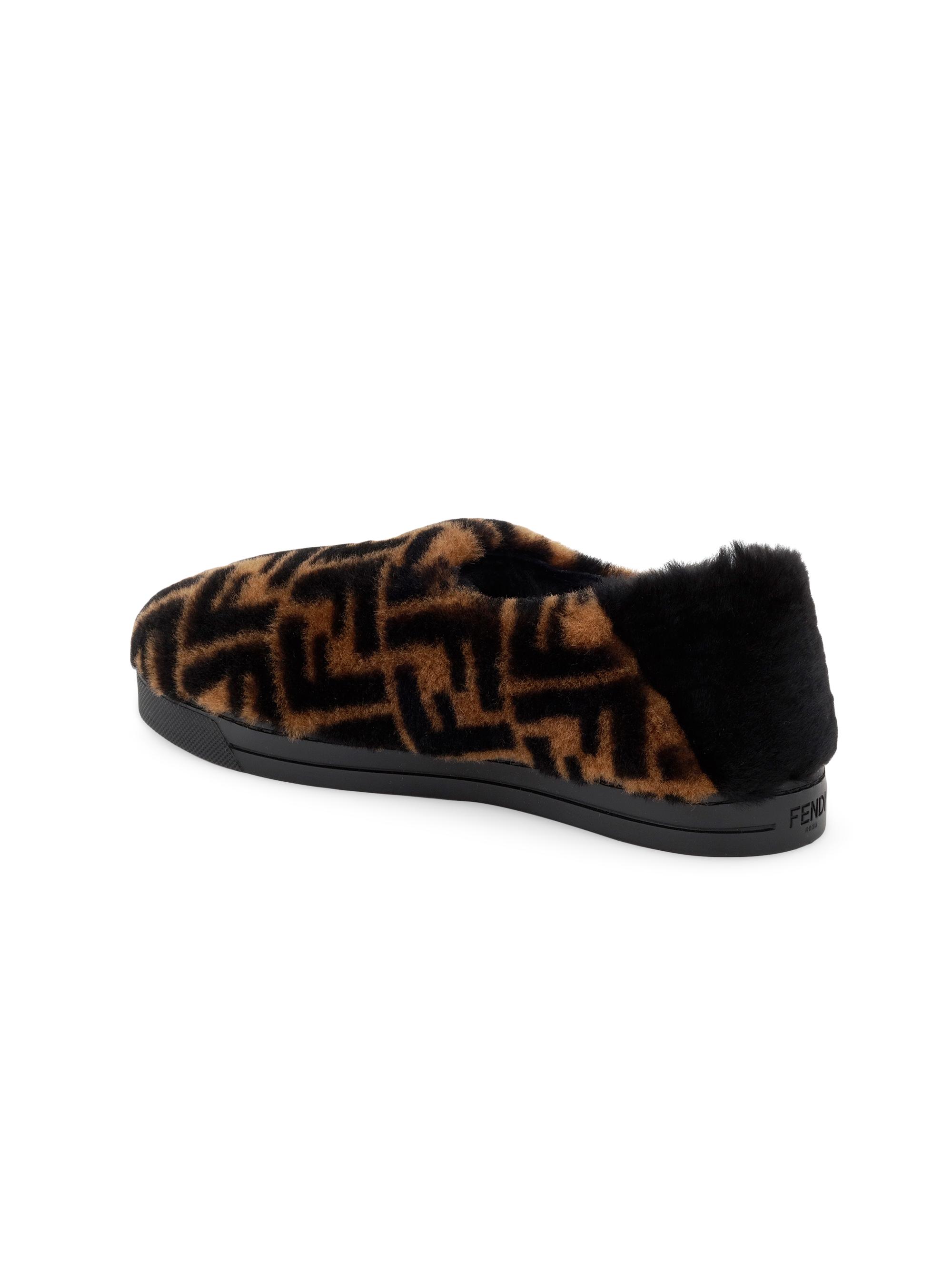 Little Kid's & Kid's Shearling Logo Slippers