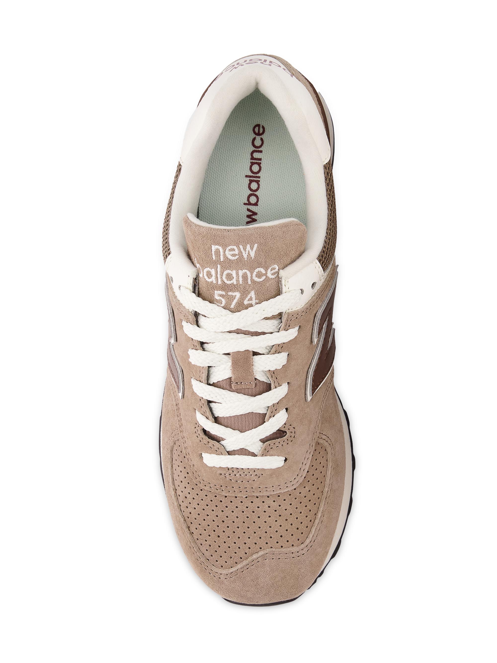 New Balance 574 Contrast Logo Suede Casual Sneakers | Saks  display picture 1