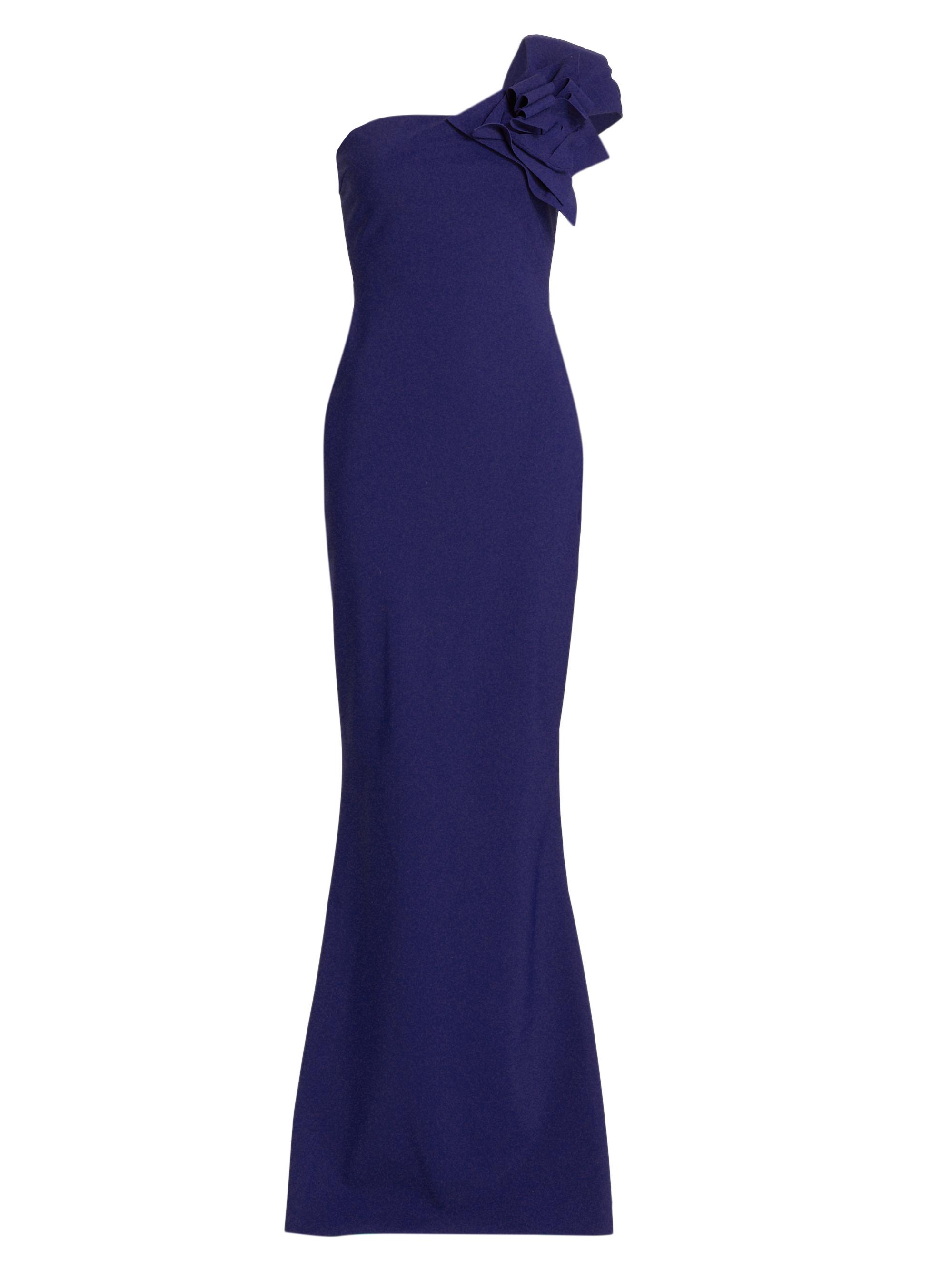 open lace back dress Women Size 42 ( 6 US) Chiara Boni La Petite Robe Purple Sheath Dress