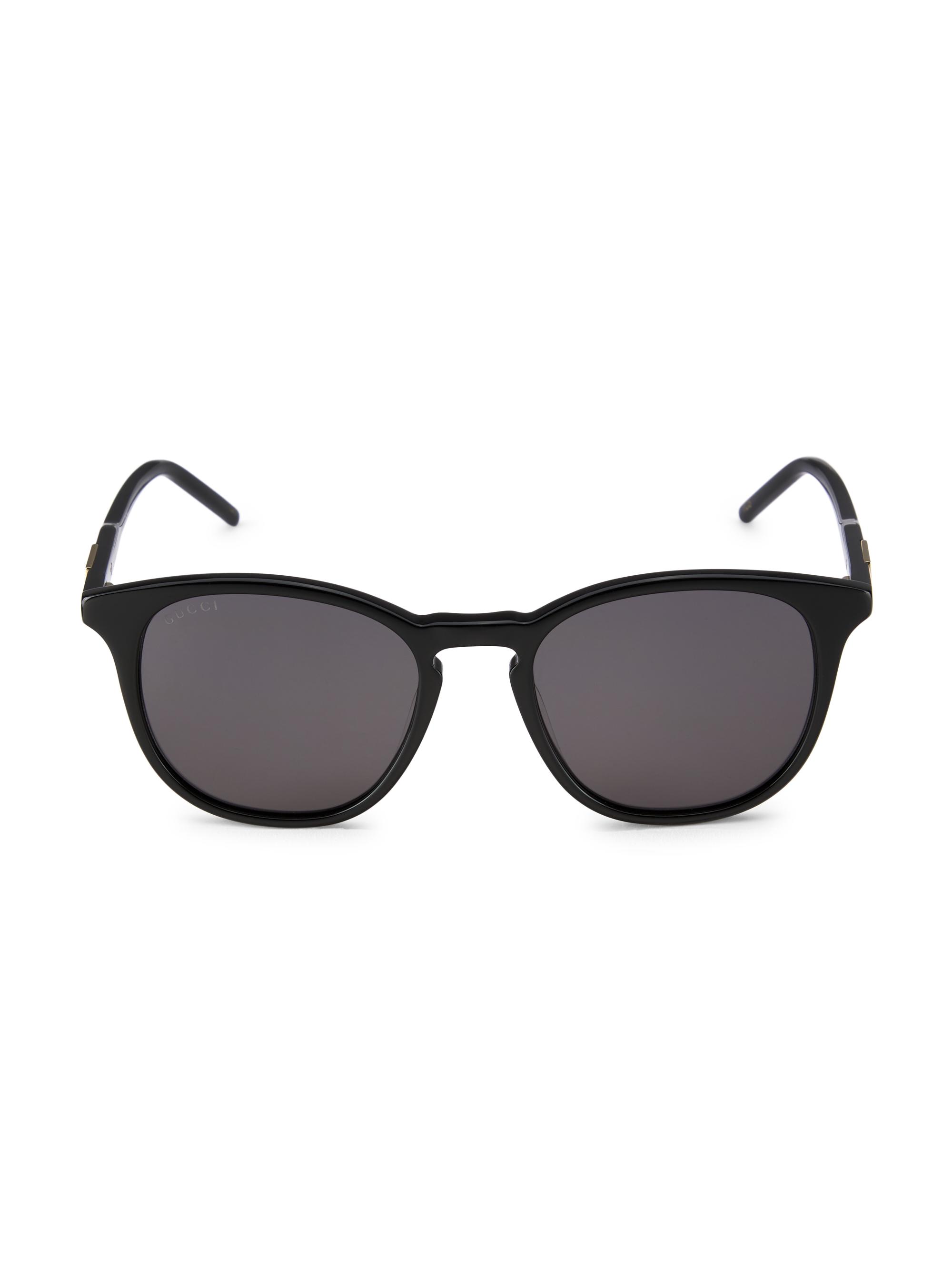 Gucci 50mm Round Sunglasses 0400022210079_BROWNBLUE?wid=  main image 2