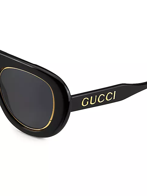 Gucci Eyewear round-frame Chain Glasses - Farfetch