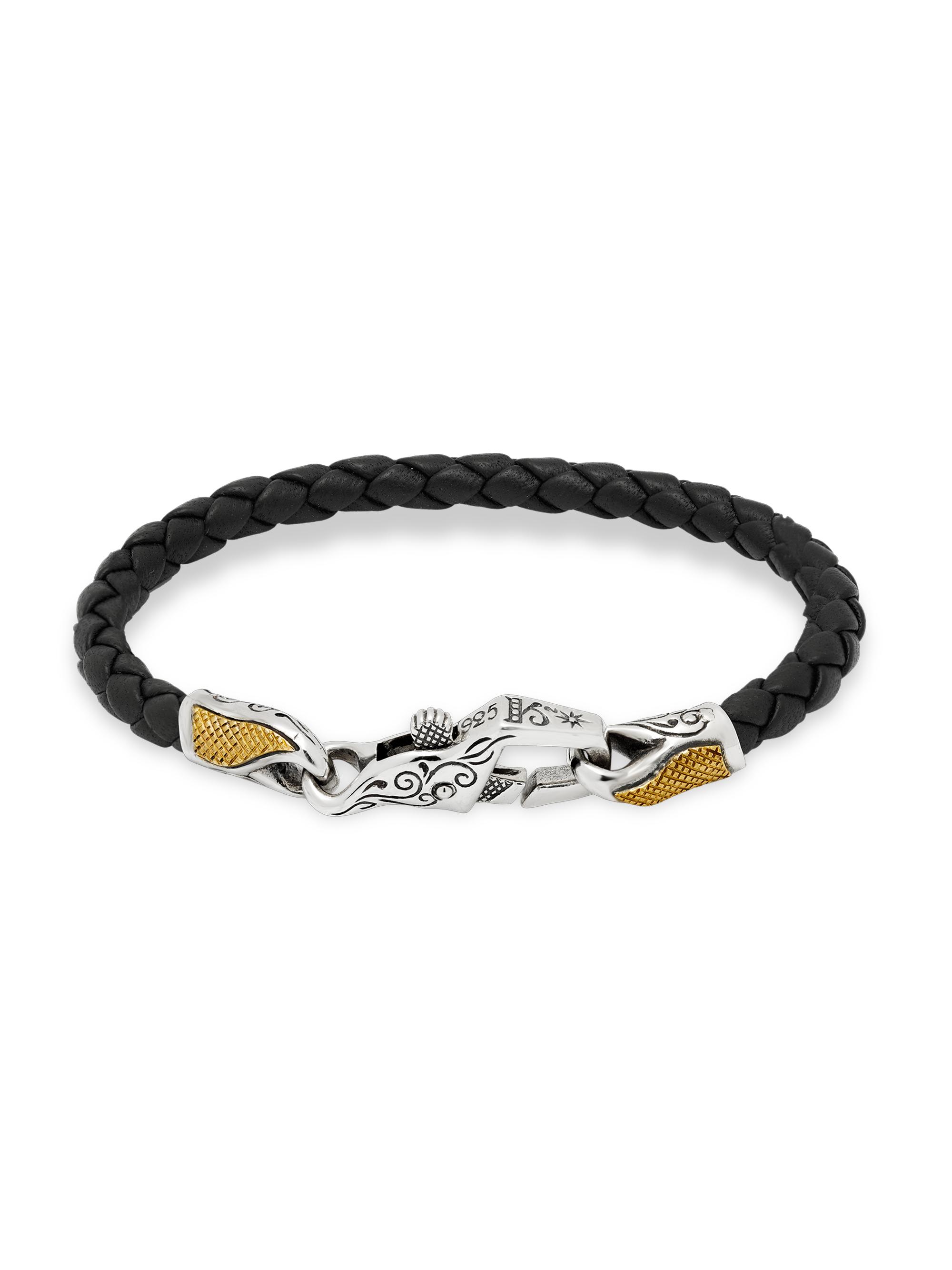 Konstantino Women's Perseus Sterling Silver & Bronze Woven Bracelet