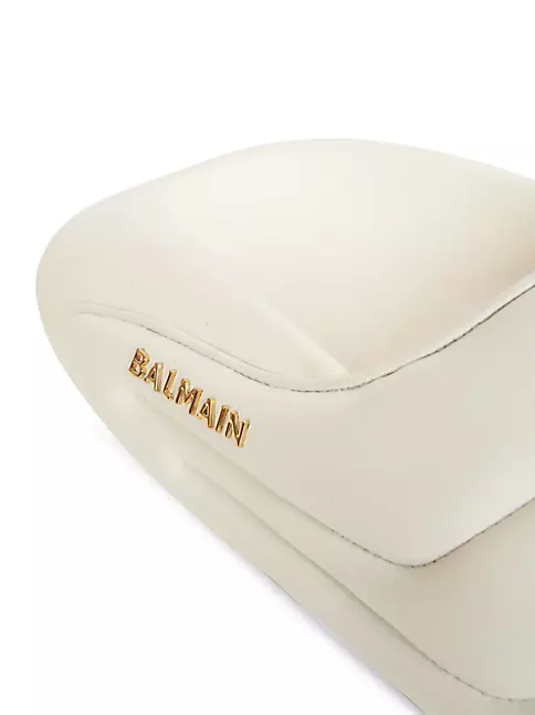 Shop Balmain B-IT Puffy Quilted Leather Slides | Saks Fifth Avenue