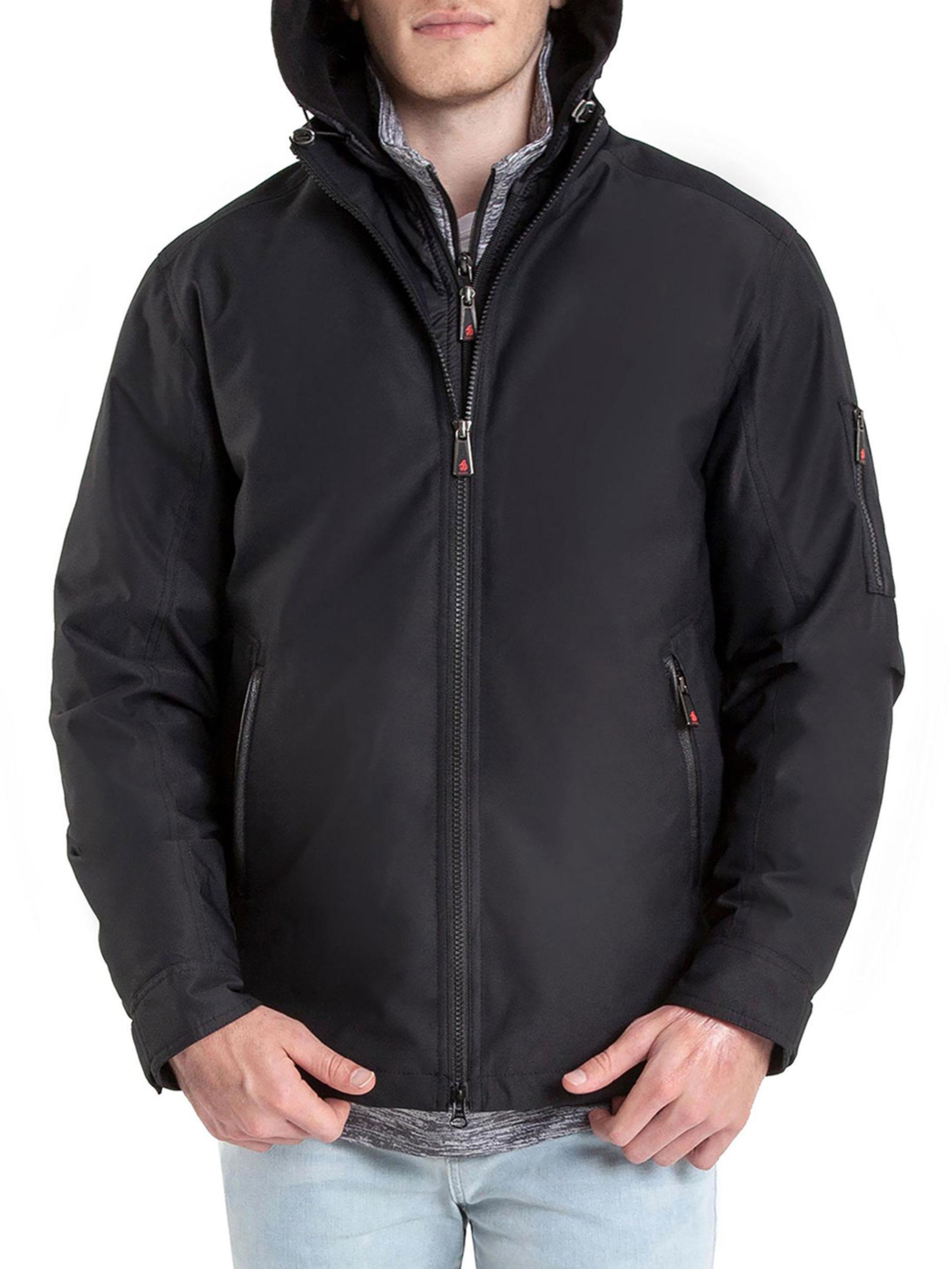 Thermostyles Men's Hooded Hipster Jacket - Green