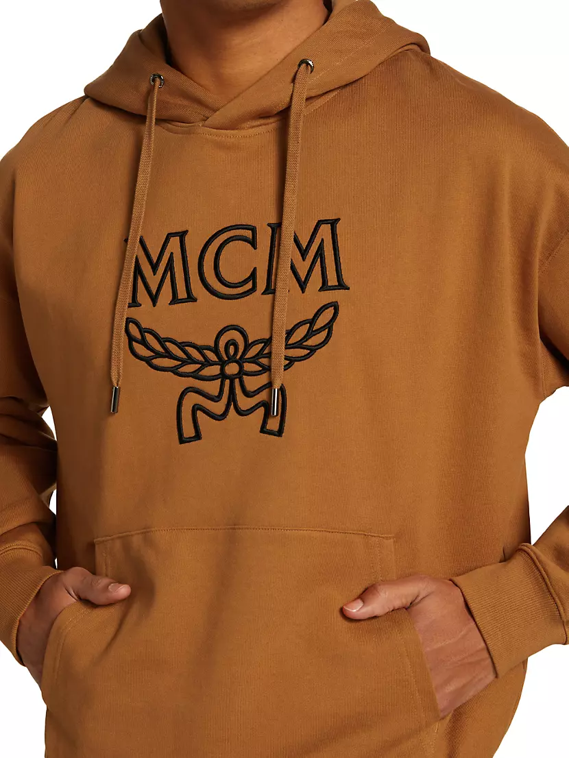 Shop MCM Classic Monogram Logo Sweatshirt