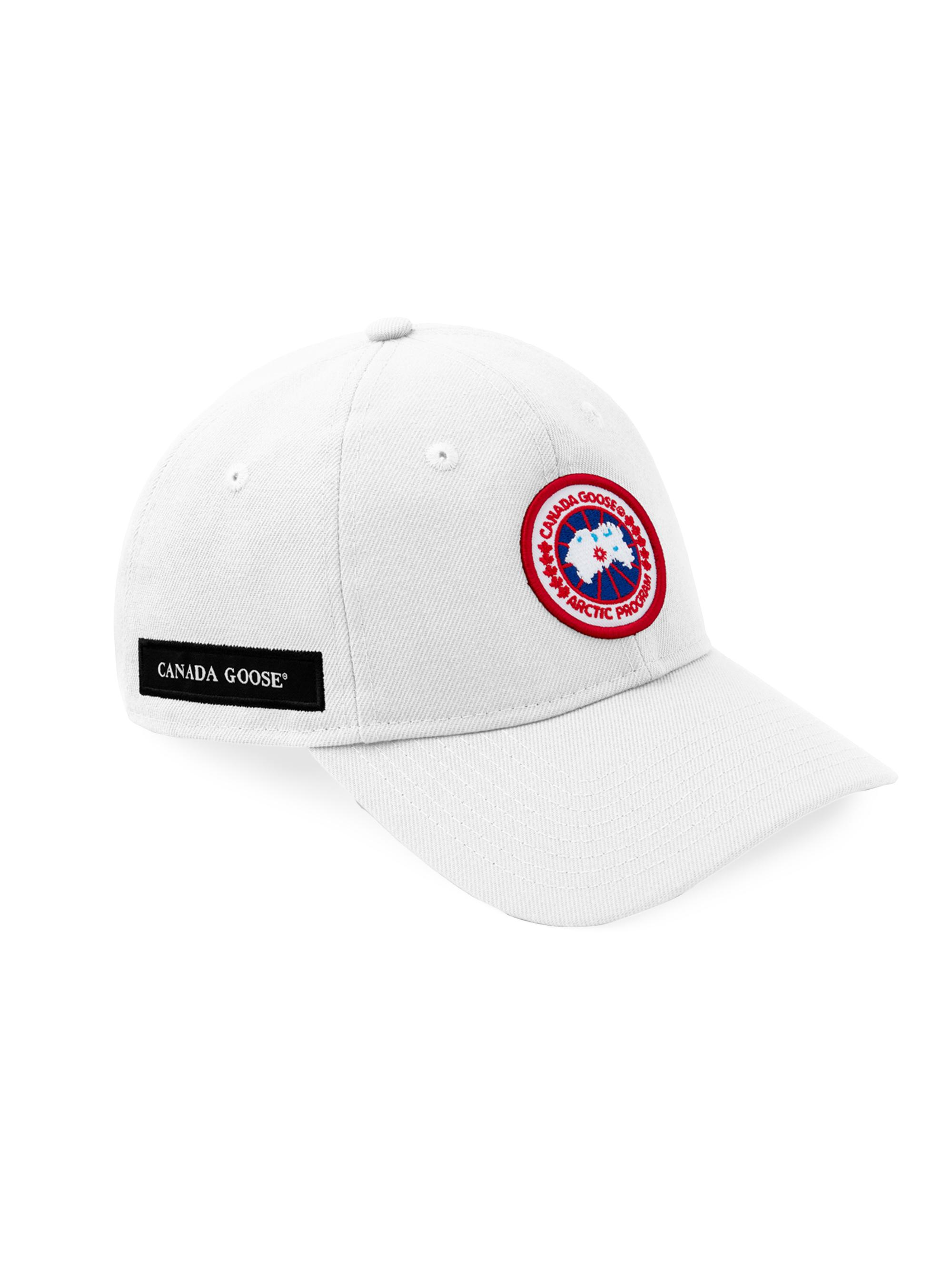 Canada Goose White Baseball Cap with Red and Blue Logo Canada Goose Canada Goose Logo Snapback Hat | Grailed main image 3