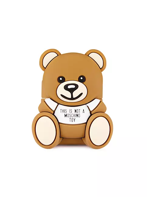 Shop Moschino Teddy Bear AirPods Case | Saks Fifth Avenue