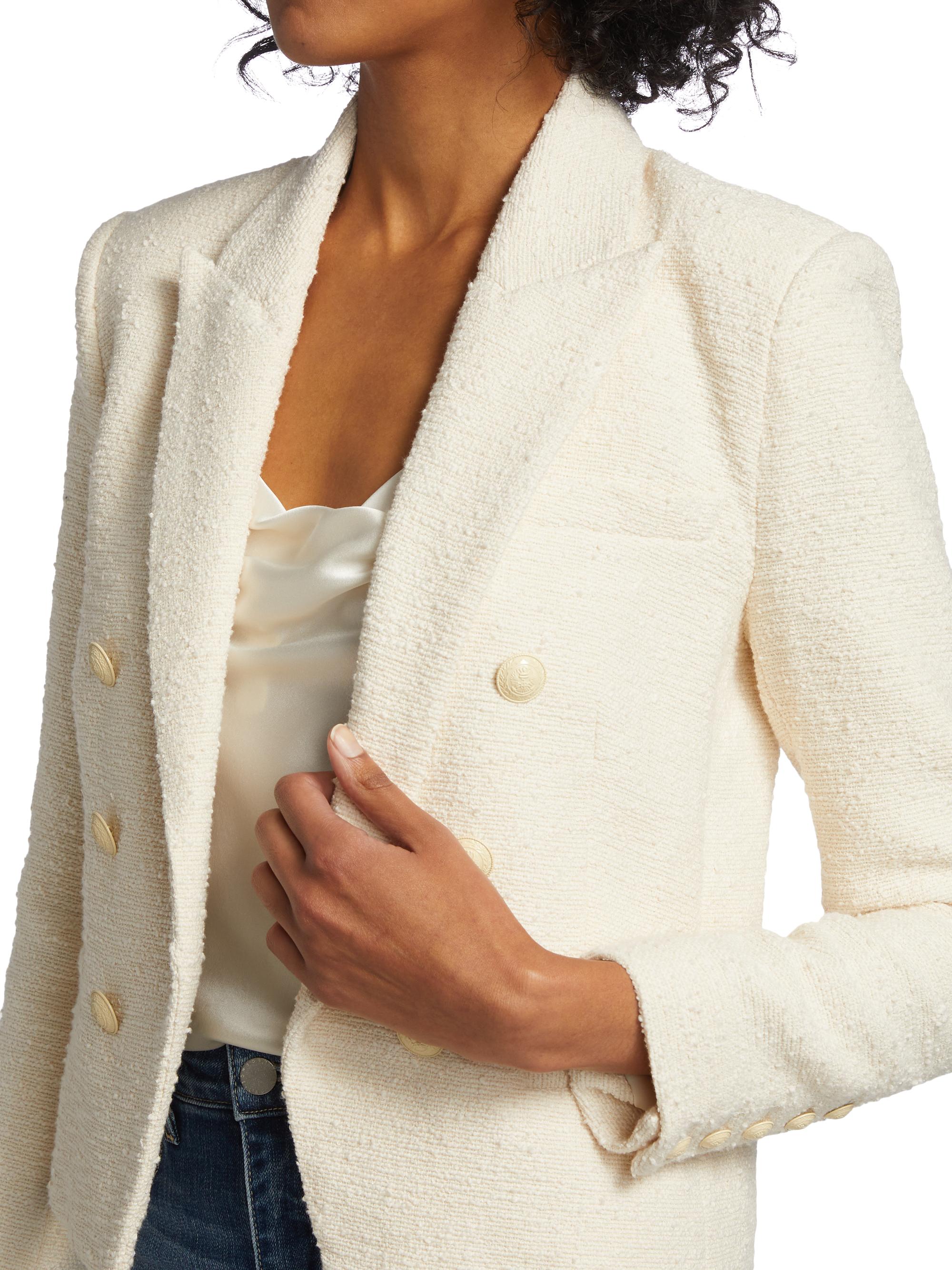 L'AGENCE Brooke Cropped Blazer | Saks Fifth Avenue