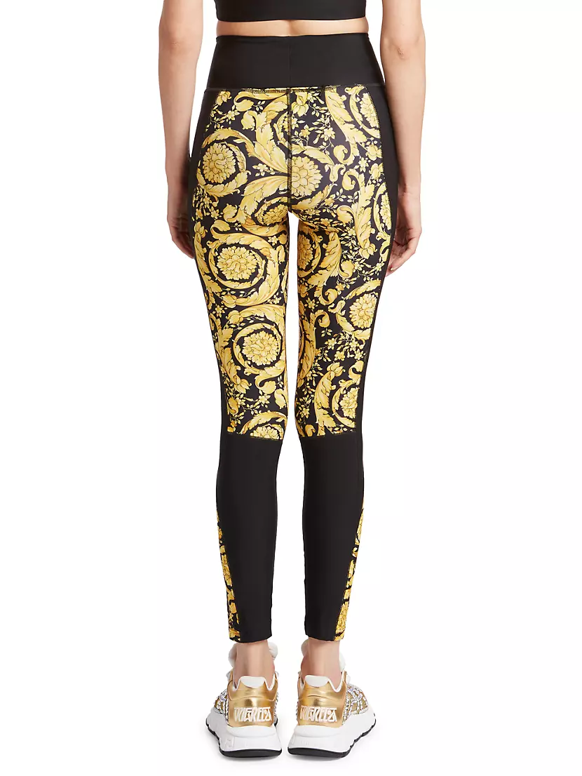 Versace 'Greca' leggings - ShopStyle