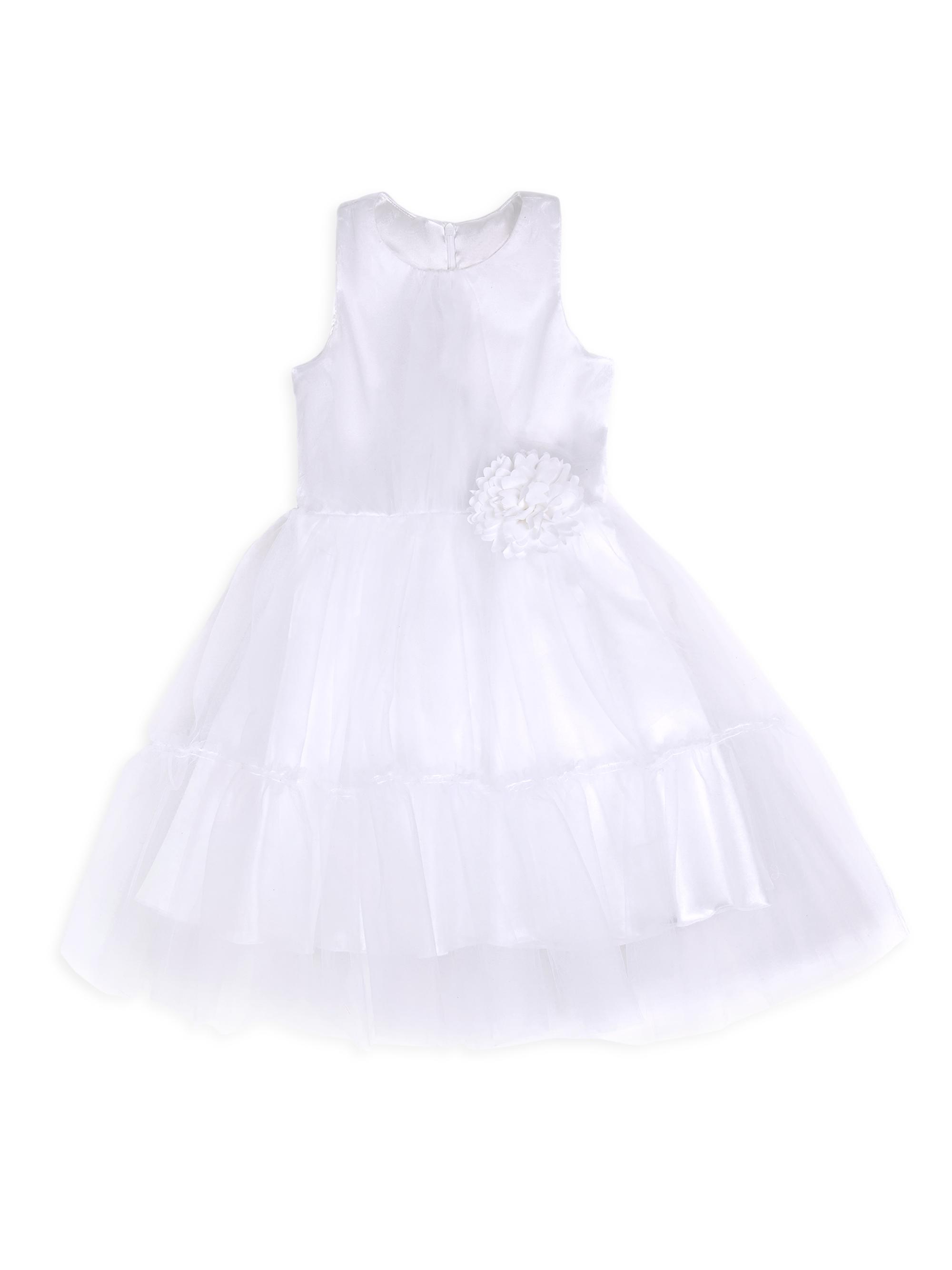 Zoe Little Girl's & Girl's Bridget Tulle Pleated Dress - White