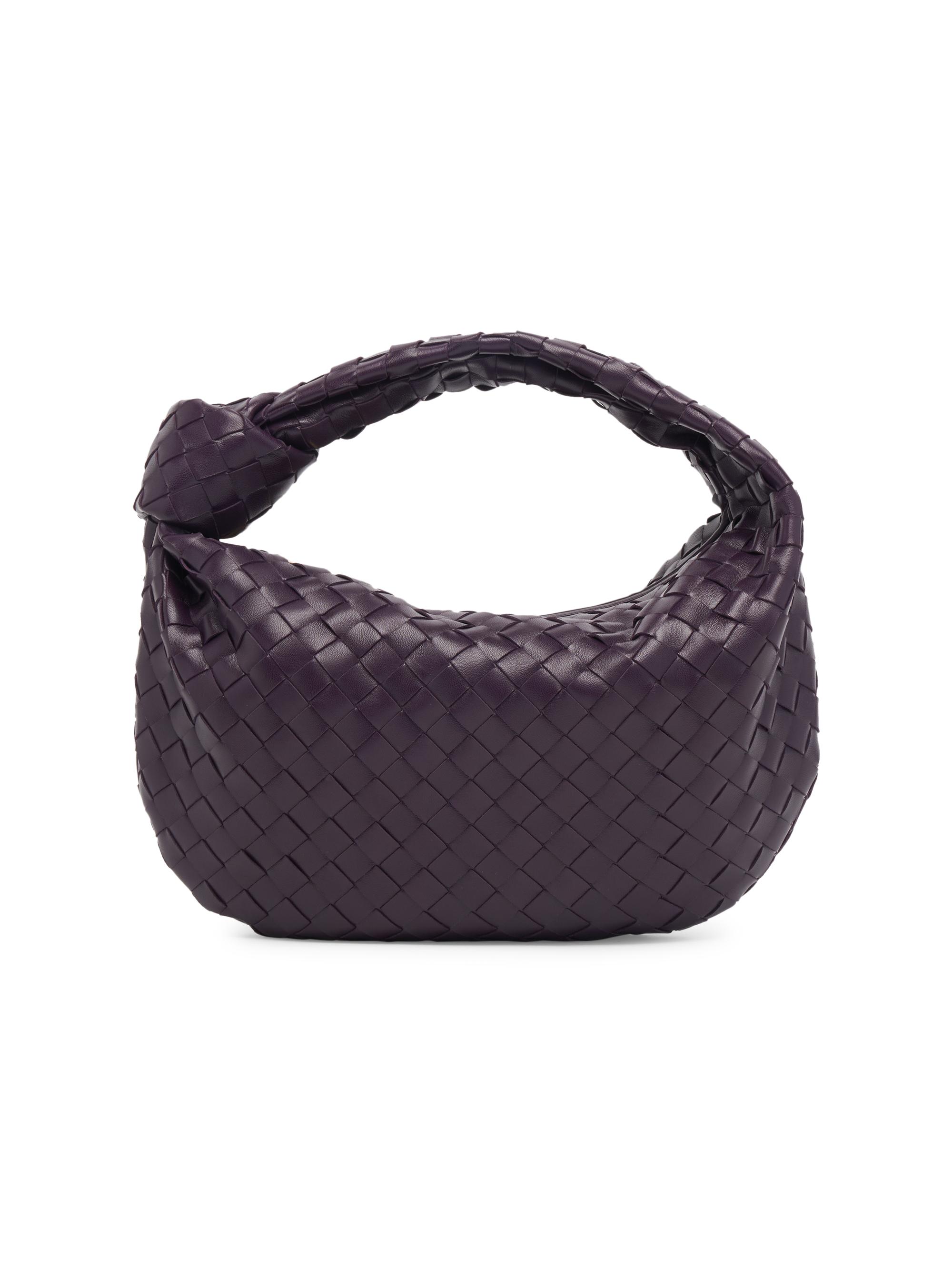Bottega Veneta Women's Teen Jodie Intrecciato Leather Bag - Plum